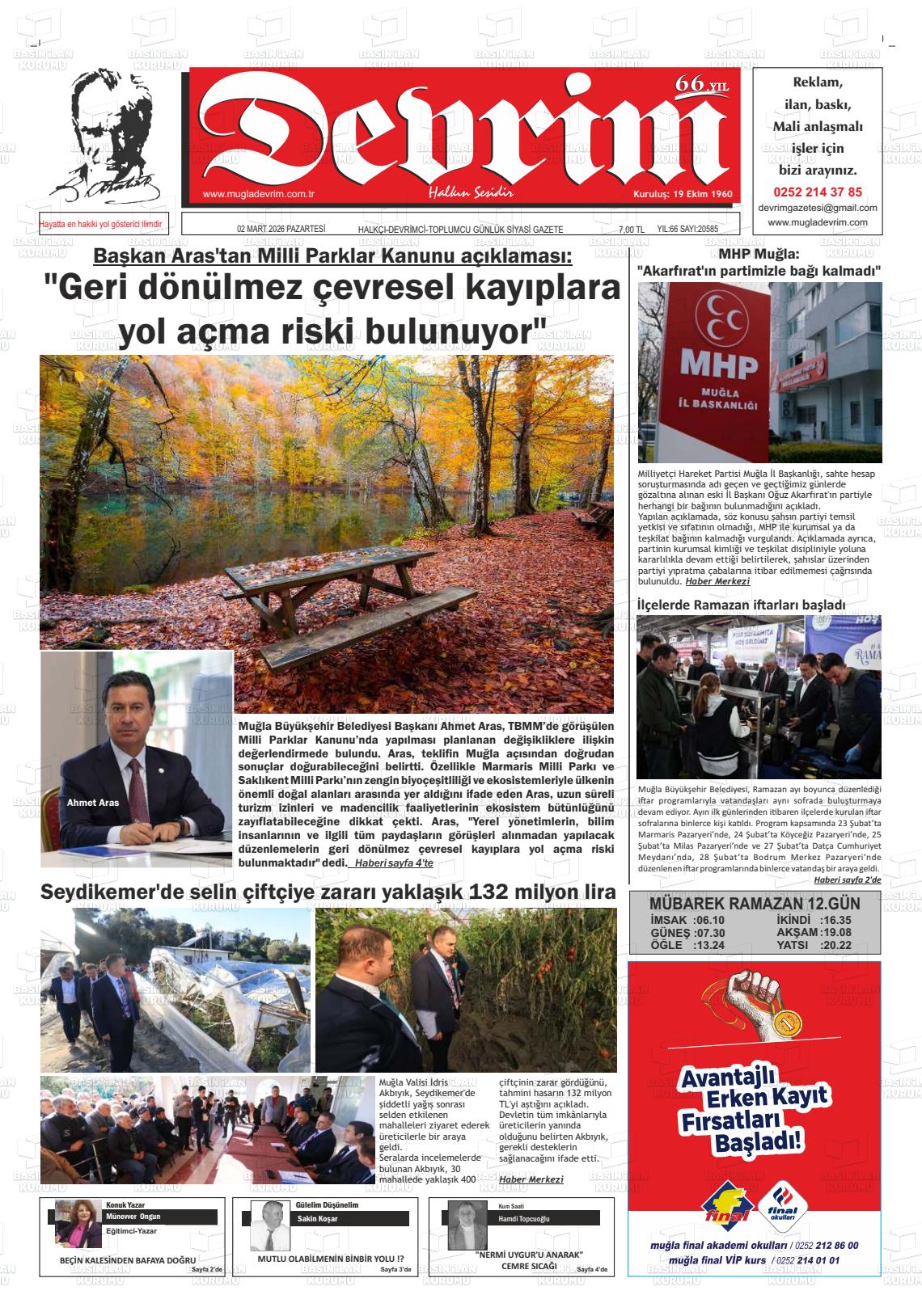 Tekirdag Devrim 02.03.2026