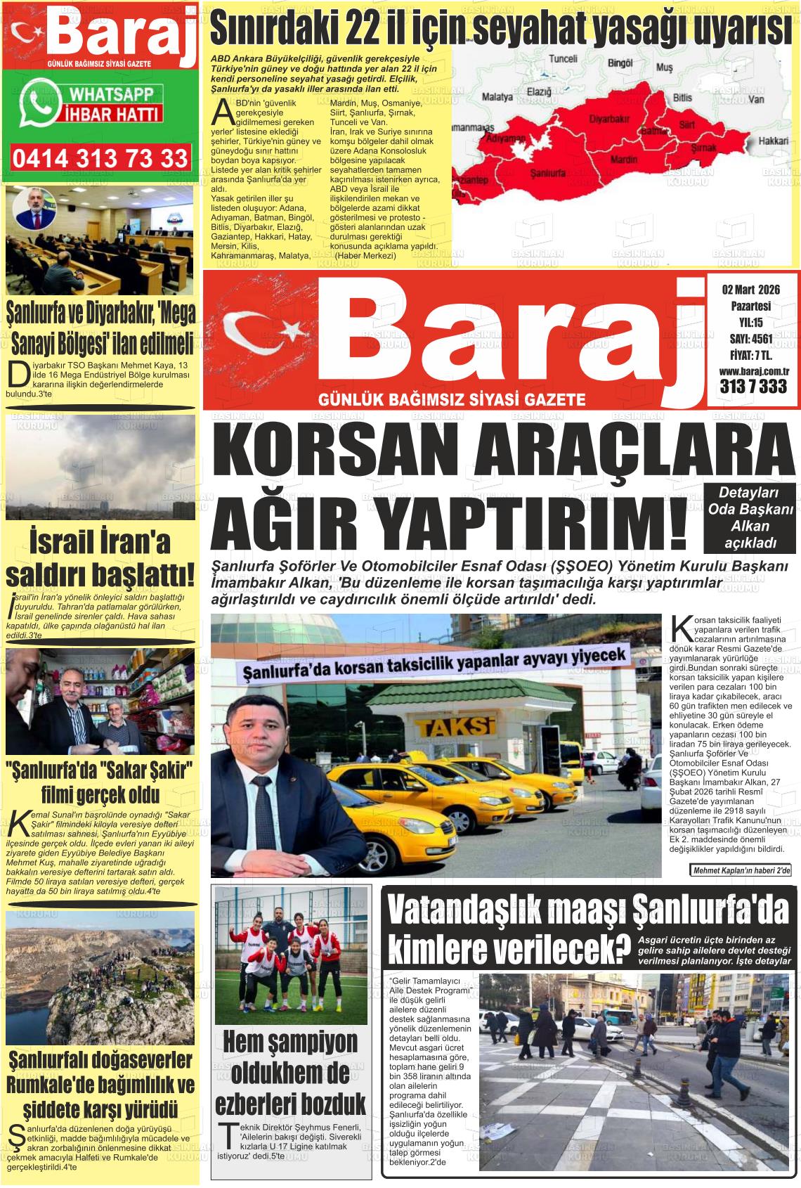 Sanliurfa Dundenbugunesafak 02.03.2026