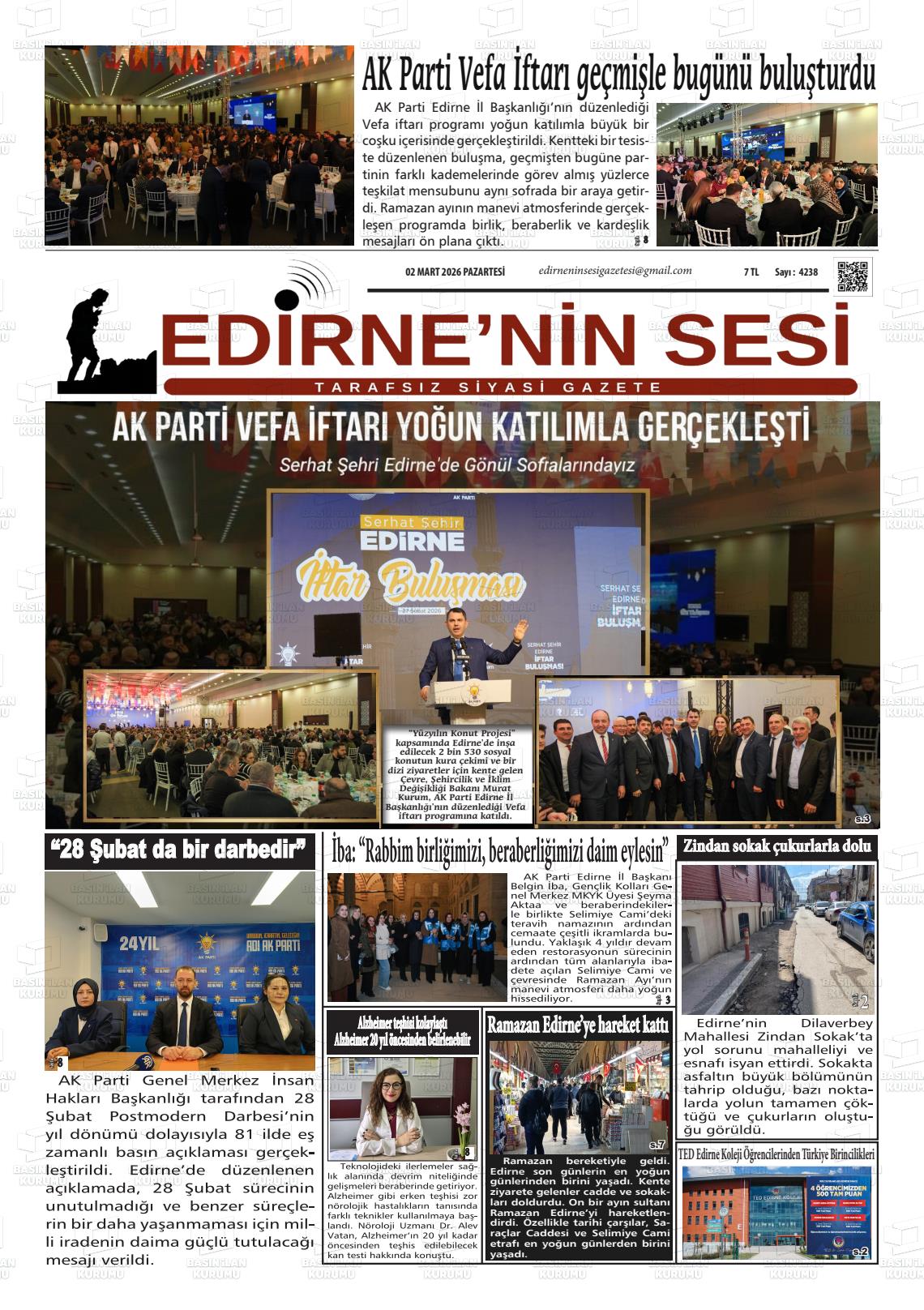 Edirne Star 02.03.2026