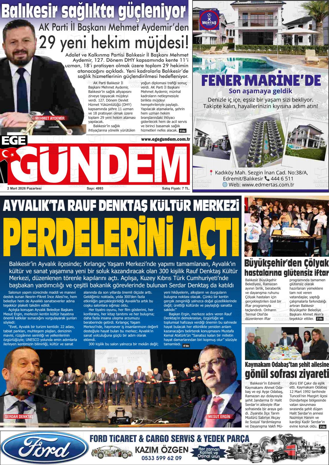 Balikesir Egegundem 02.03.2026