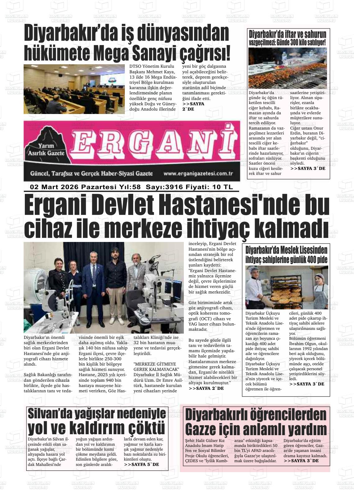 Diyarbakir Ergani 02.03.2026