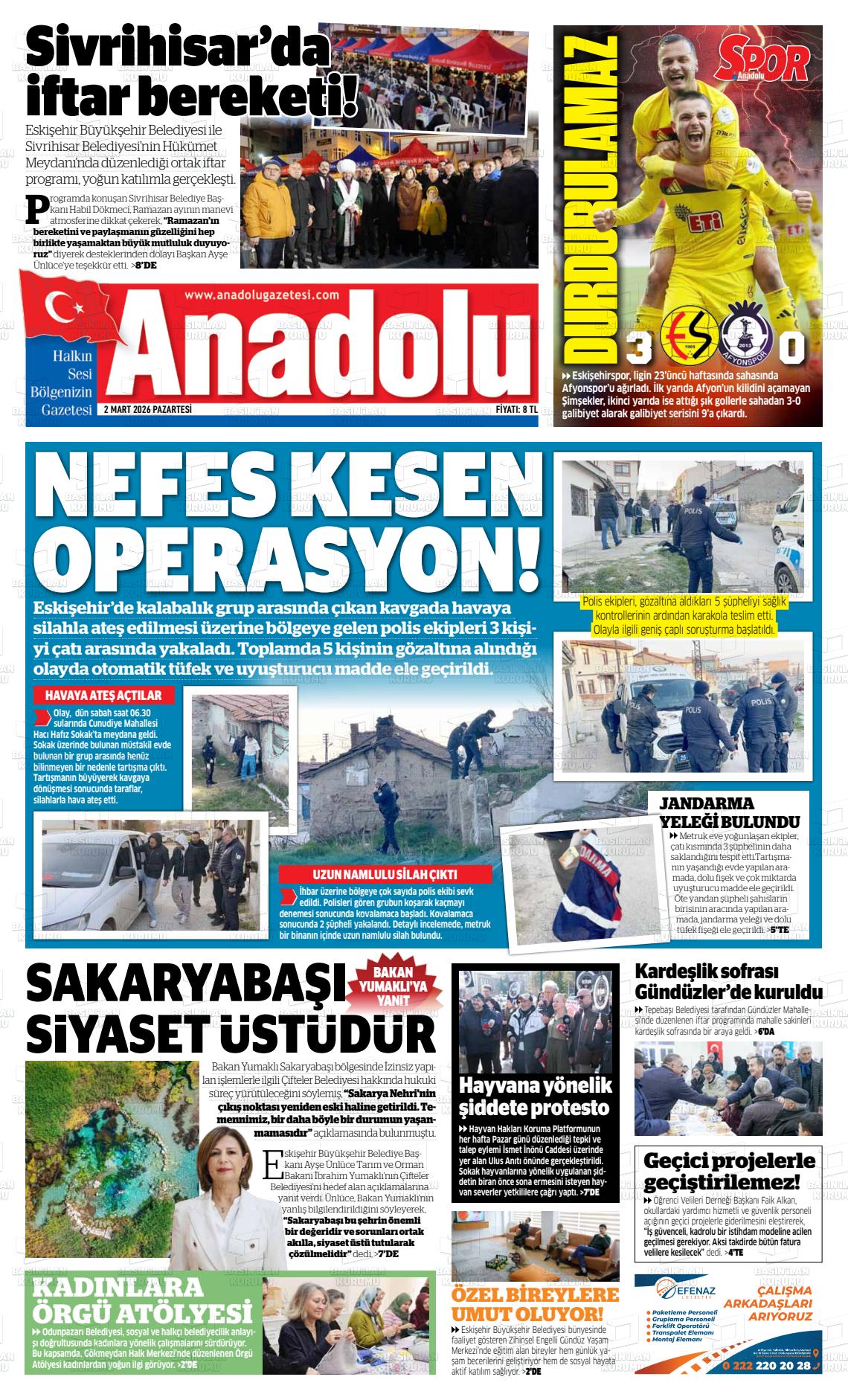 Eskisehir Anadolu 02.03.2026