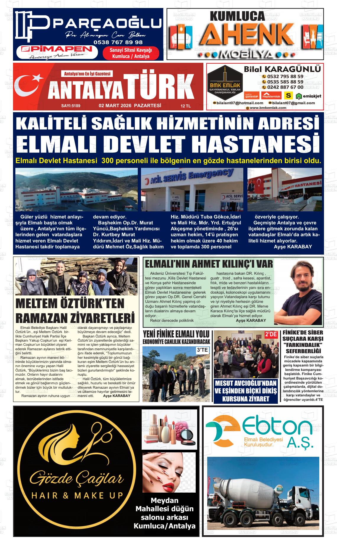 Antalya Finikea 02.03.2026