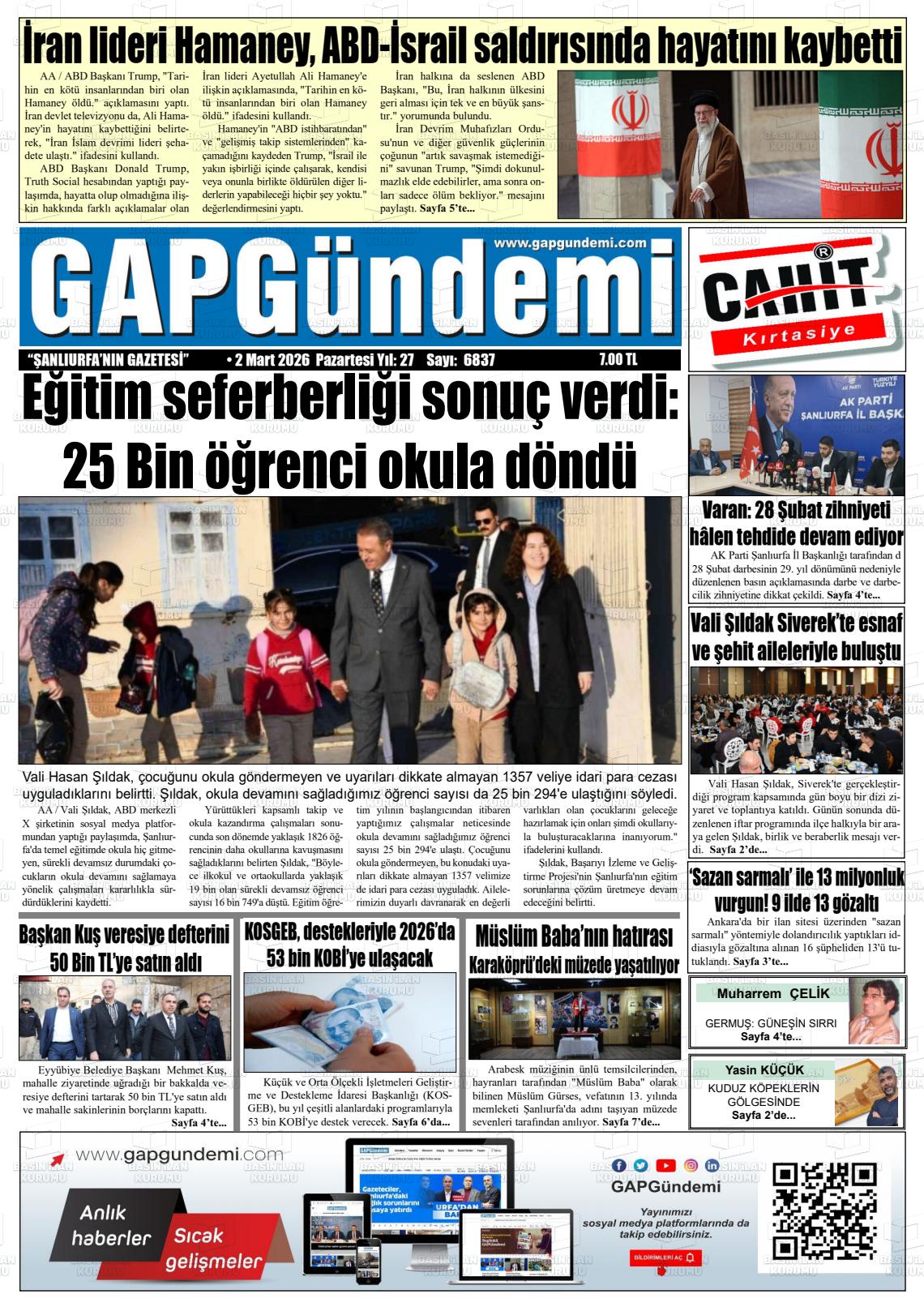 Sanliurfa Gapgundemi 02.03.2026
