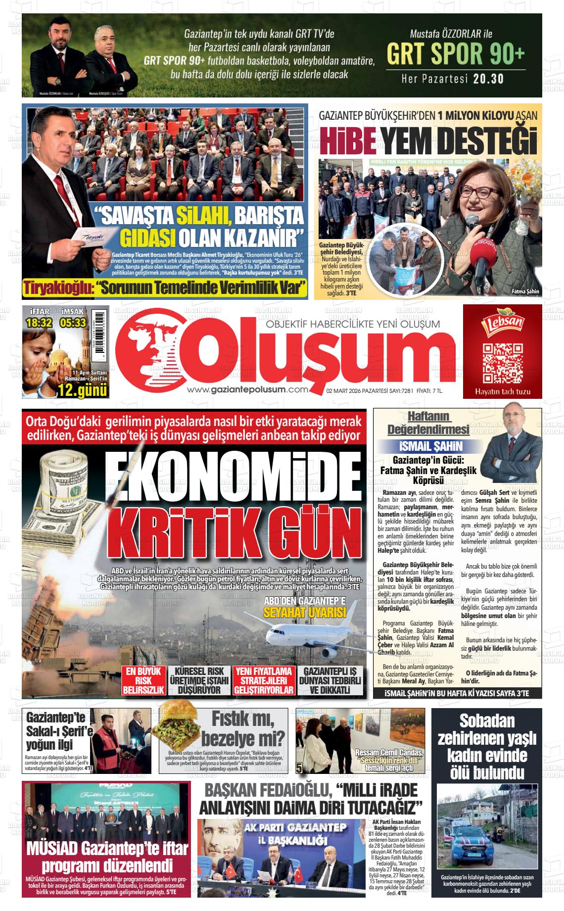 Gaziantep Olusum 02.03.2026