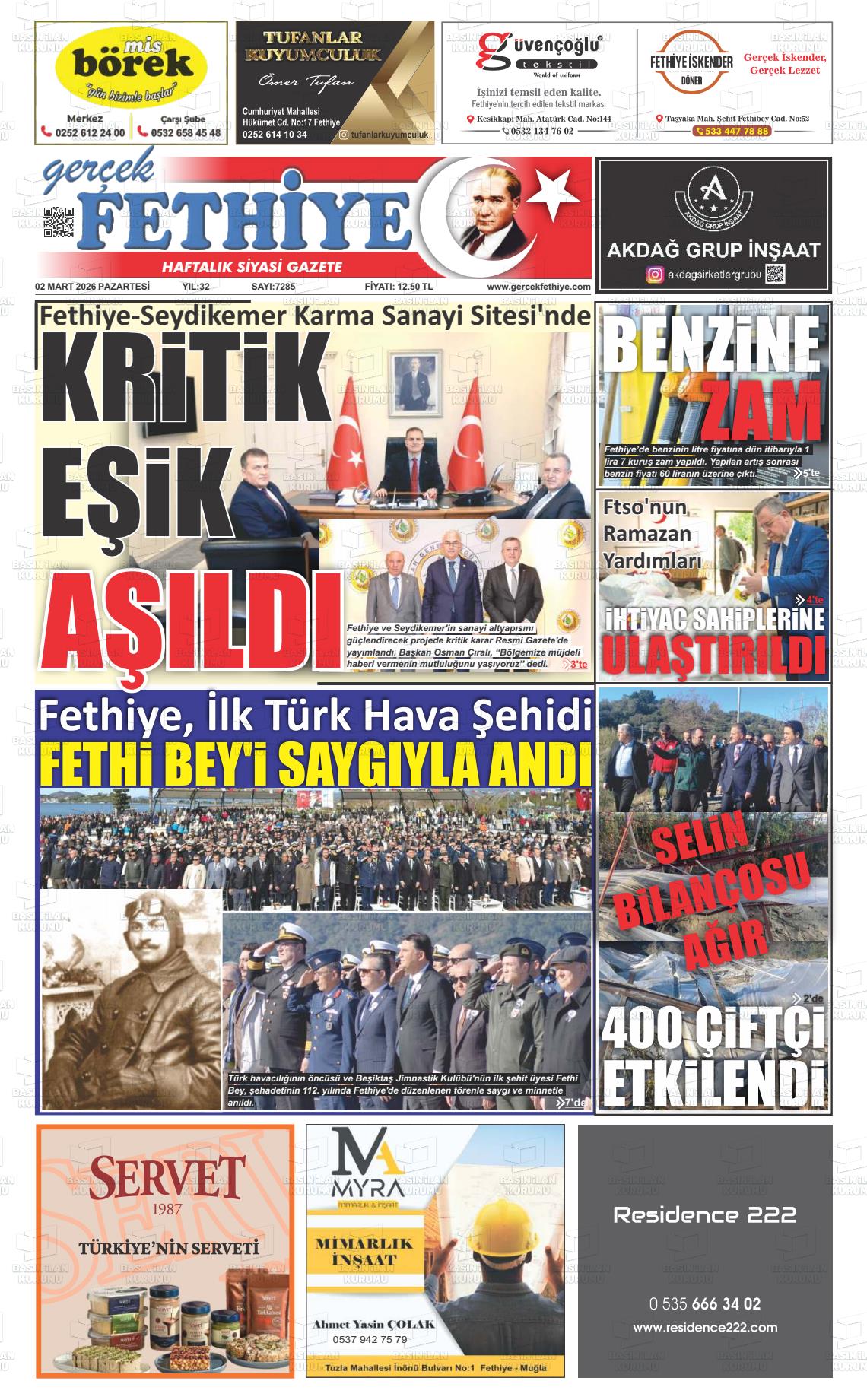 Mugla Gercekfethiye 02.03.2026