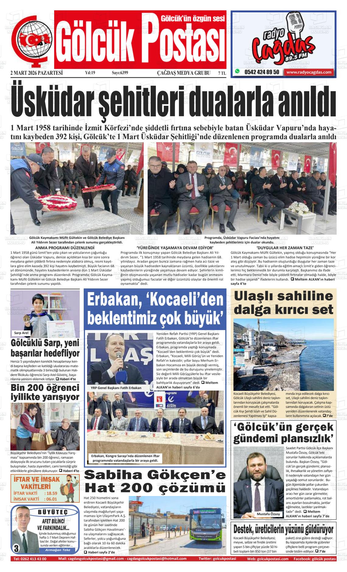 Kocaeli Golcukpostasi 02.03.2026