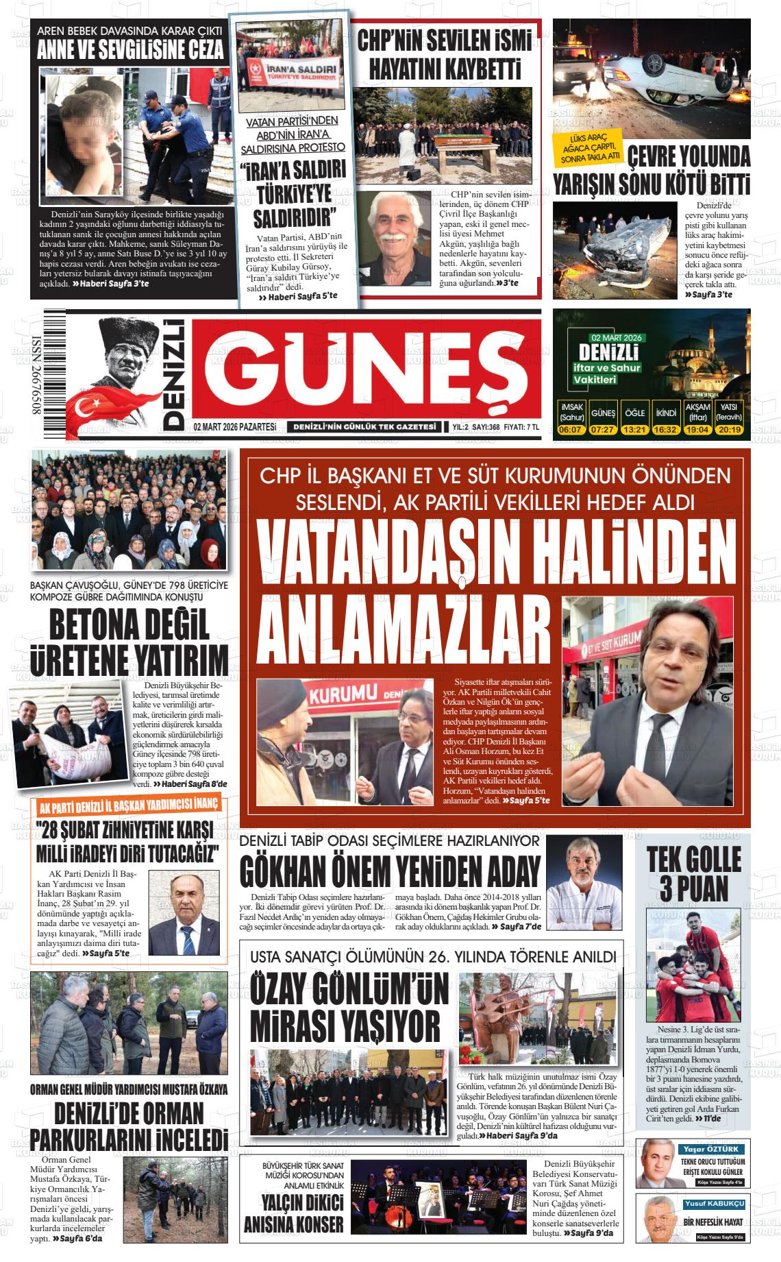 Denizli Hizmet 02.03.2026