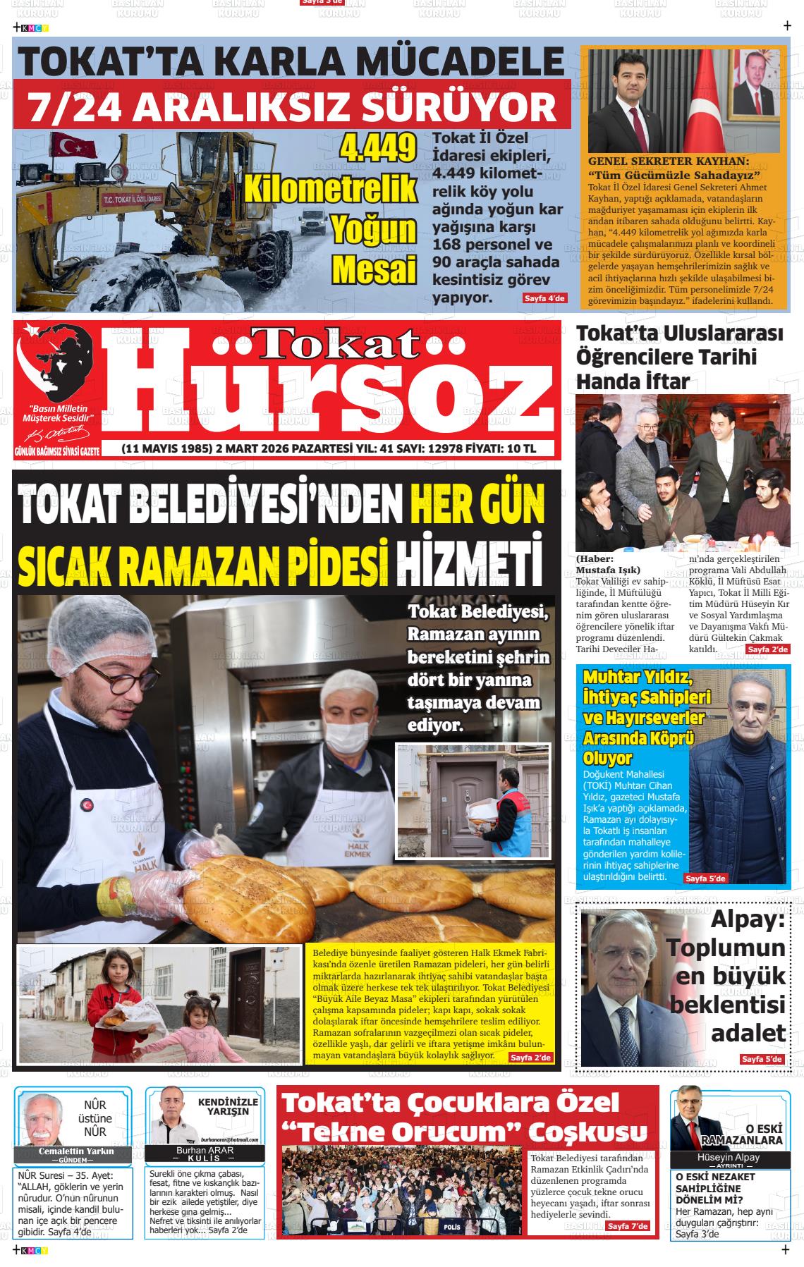 Tokat Hursoz 02.03.2026