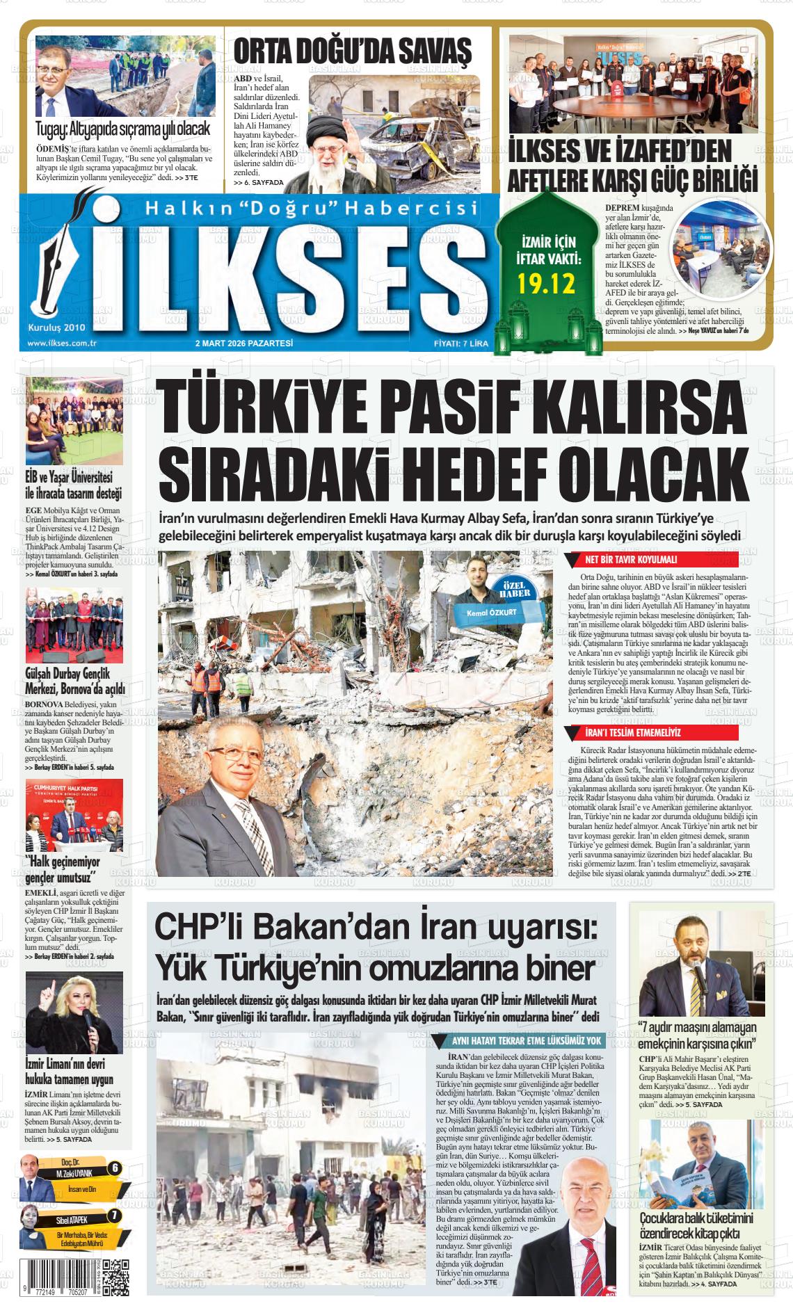 Izmir Ilkses 02.03.2026