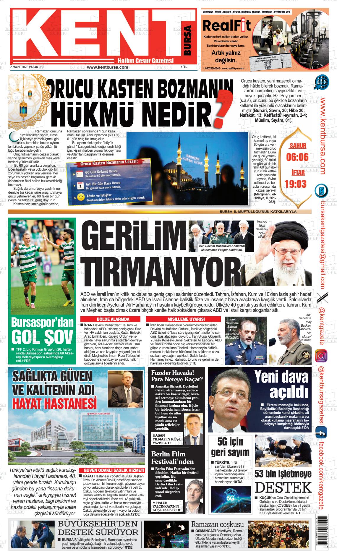 Bursa Kent 02.03.2026