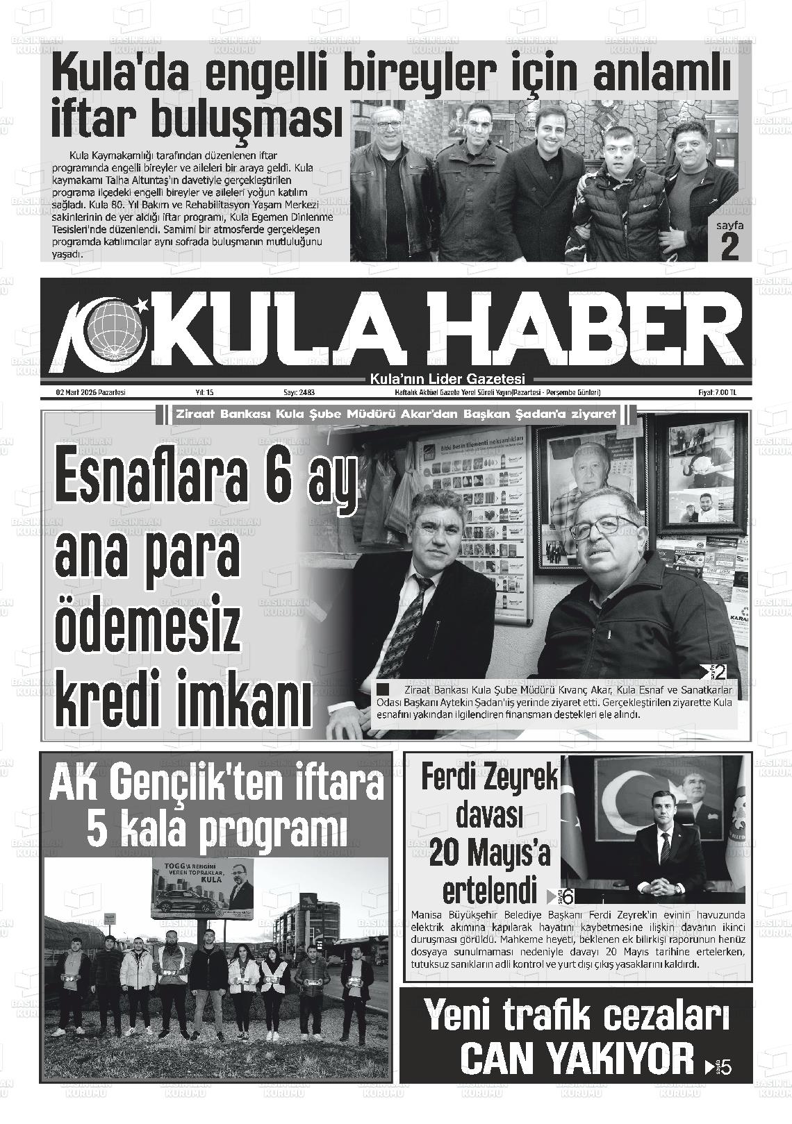 Manisa Kulahaber 02.03.2026