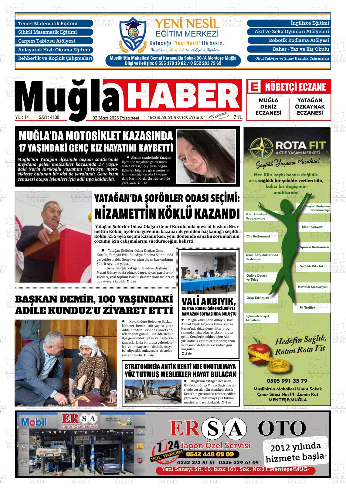 Mugla Haber 02.03.2026