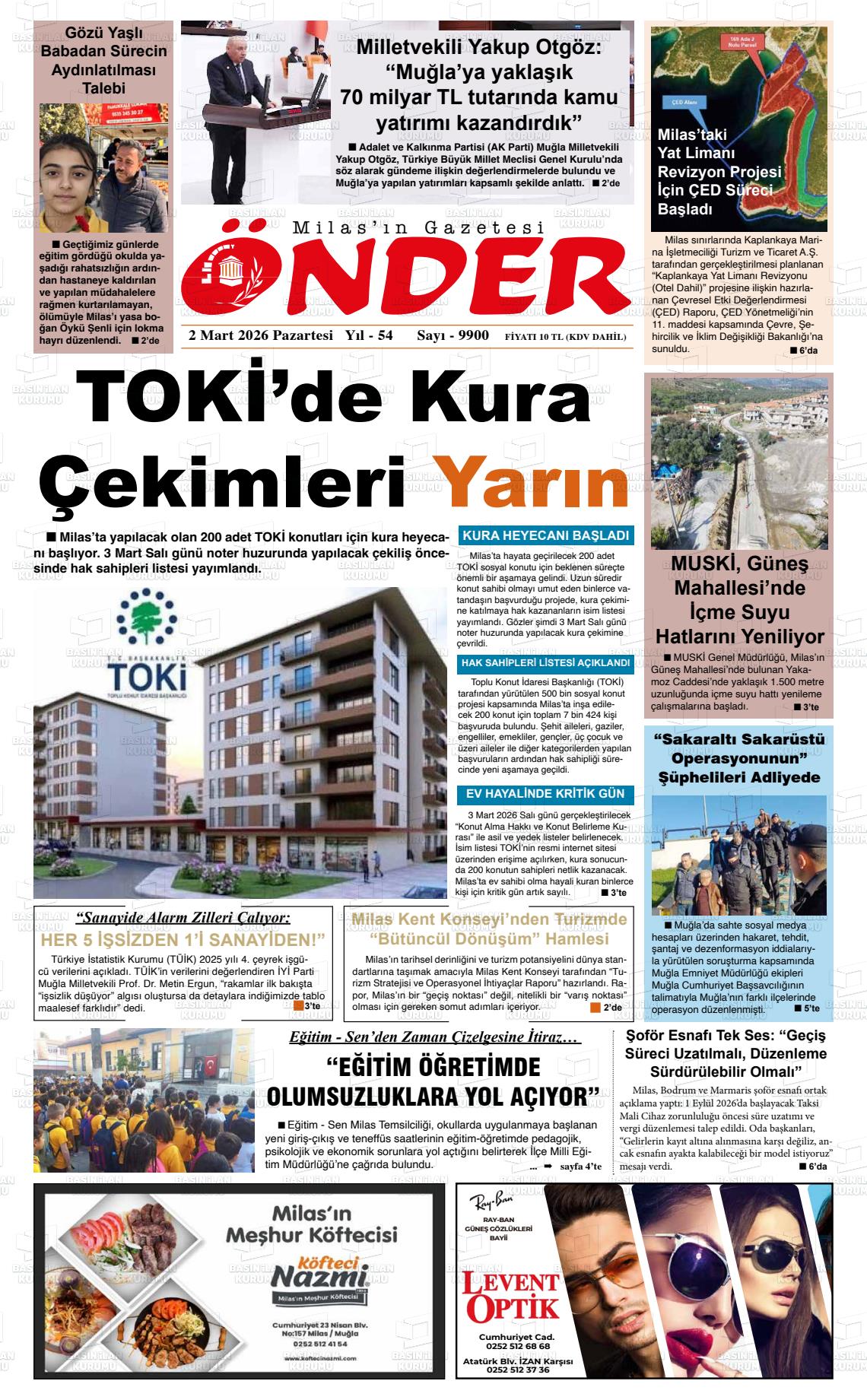 Mugla Onder 02.03.2026
