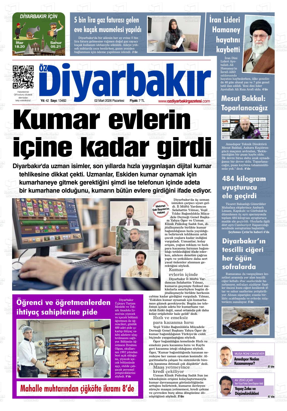 Diyarbakir Oz 02.03.2026