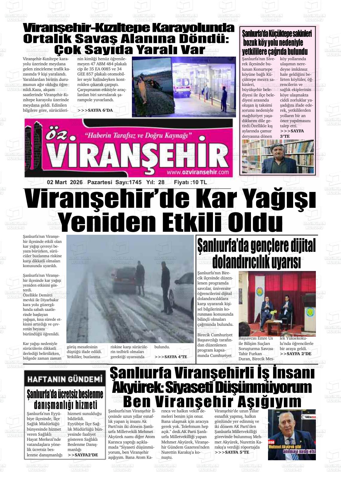 Sanliurfa Ozviransehir 02.03.2026