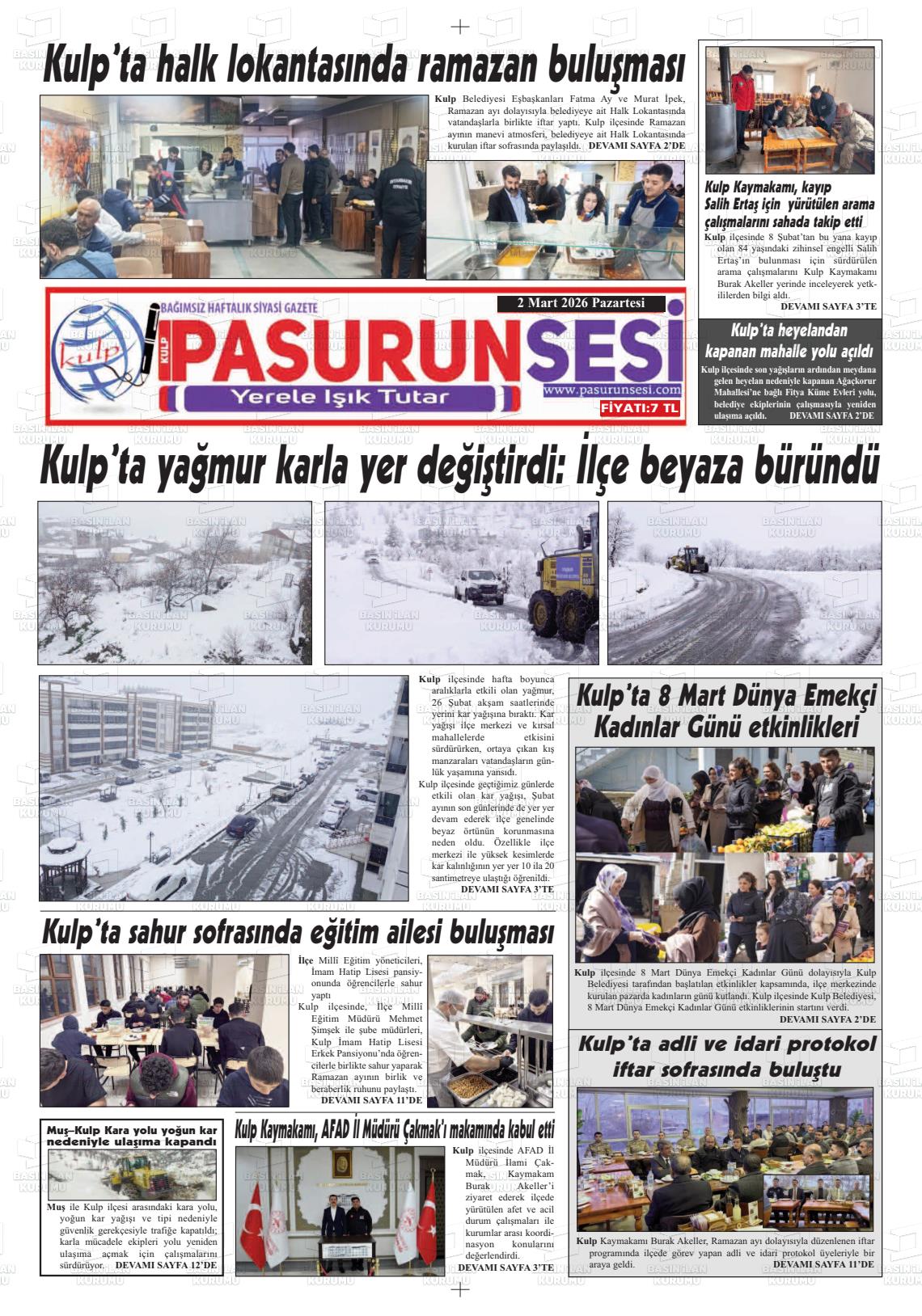 Diyarbakir Pasurunsesi 02.03.2026
