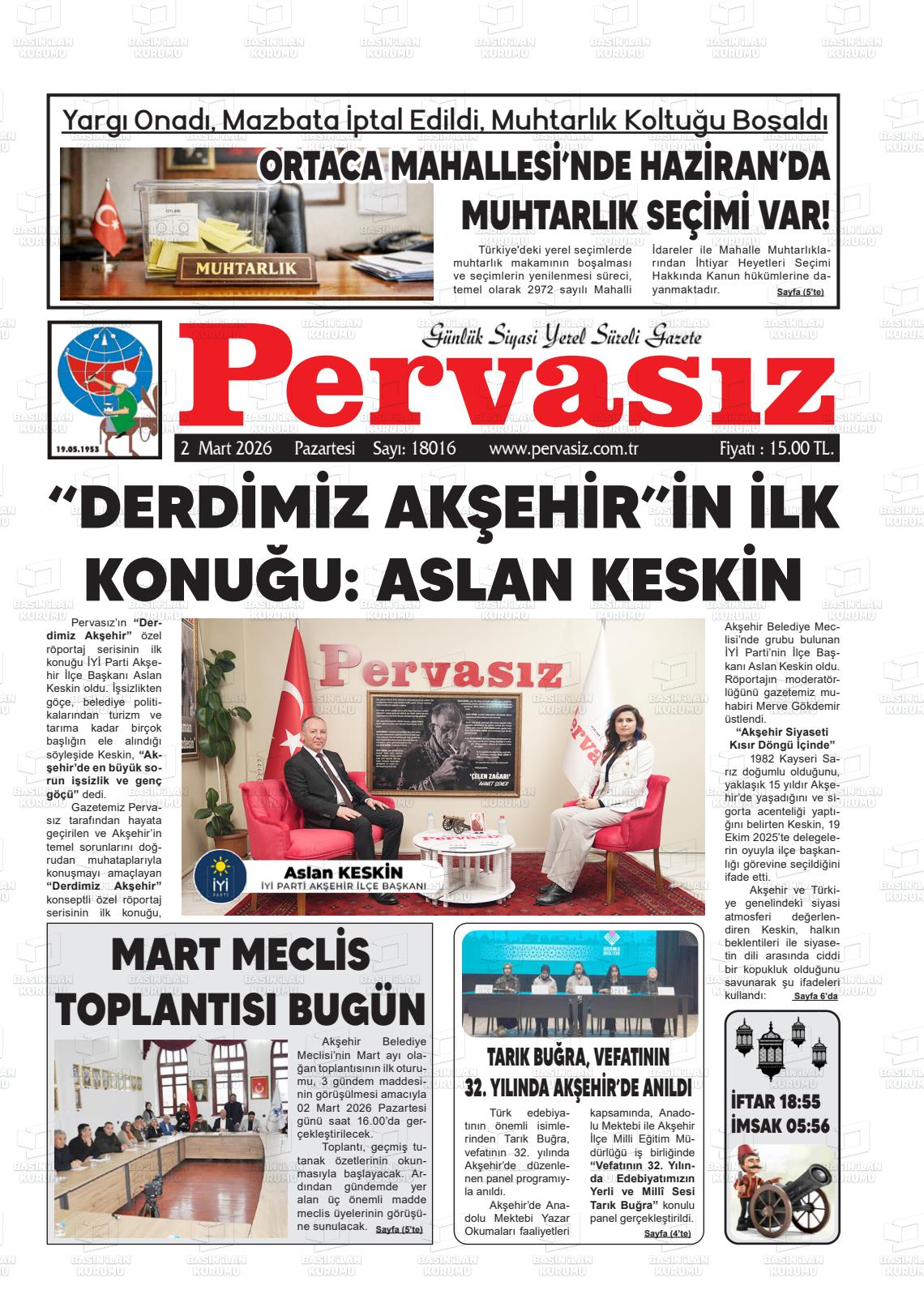 Konya Pervasiz 02.03.2026