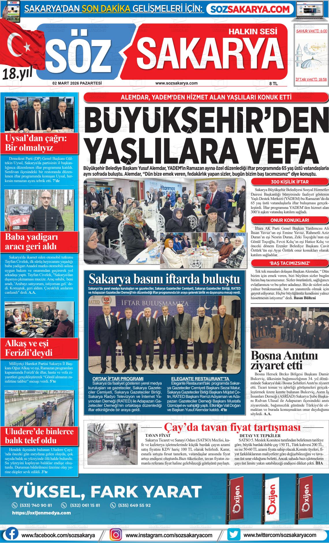 Sakarya Halk 02.03.2026