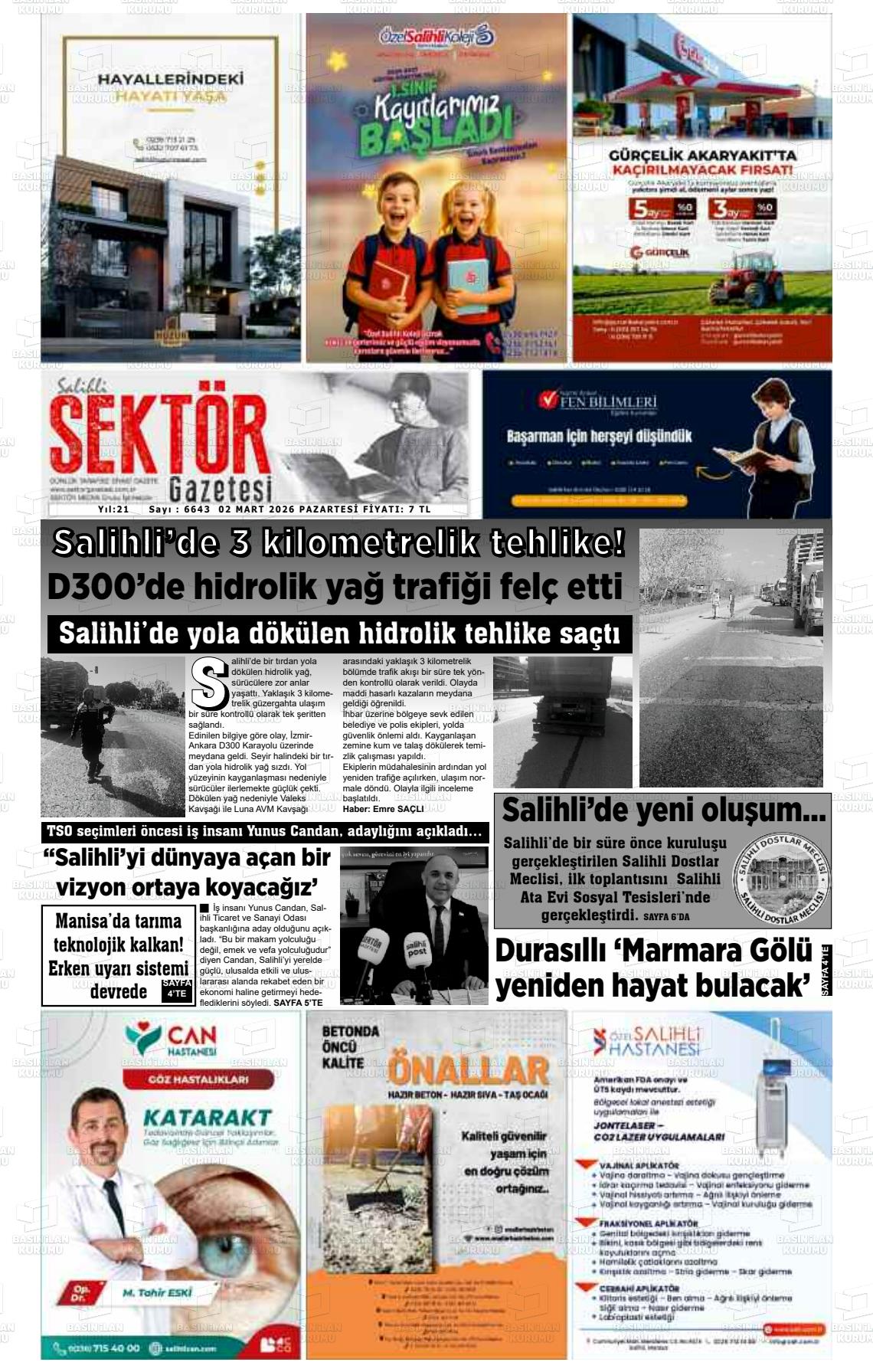 Manisa Salihlisektor 02.03.2026