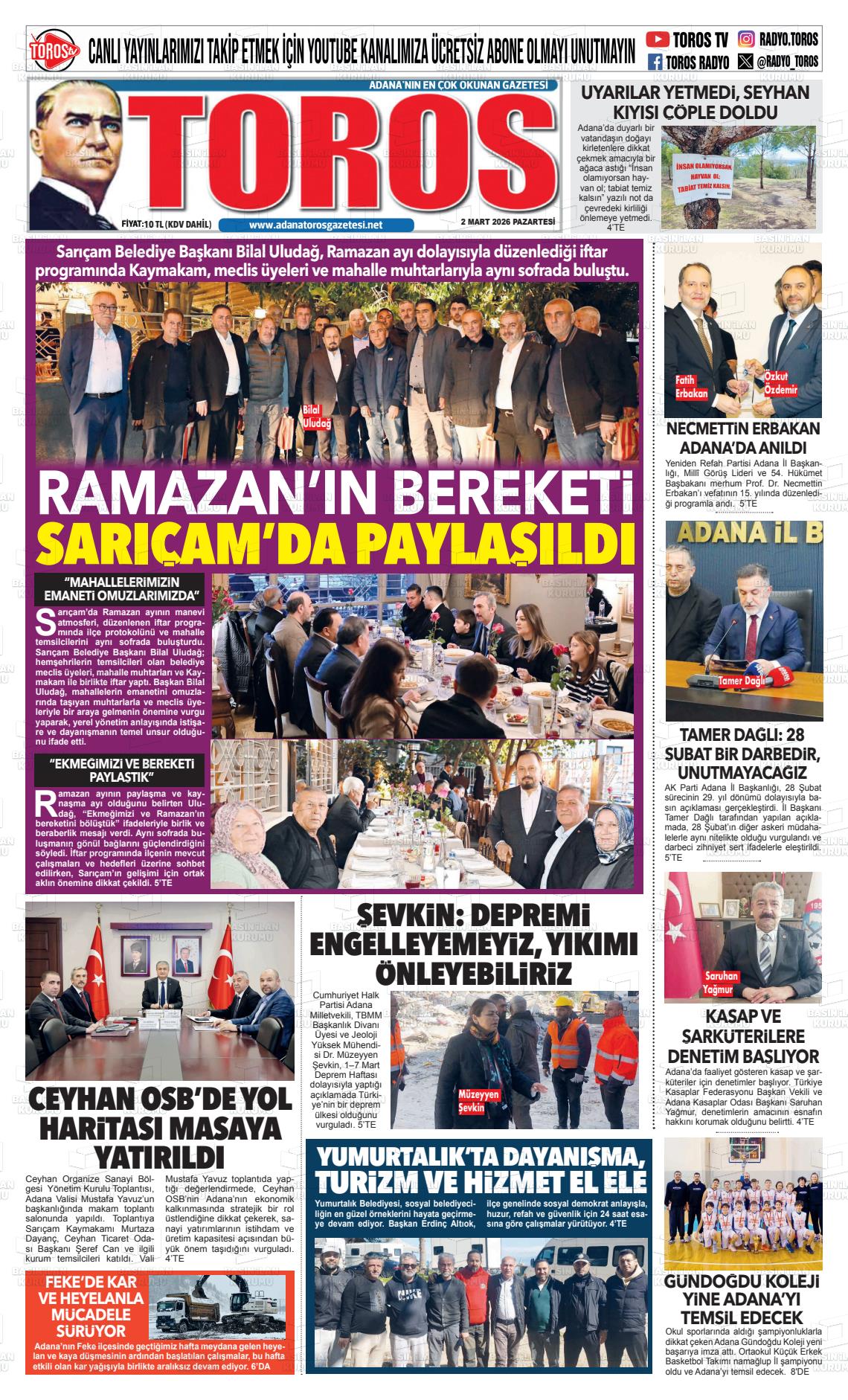 Antalya Toros 02.03.2026