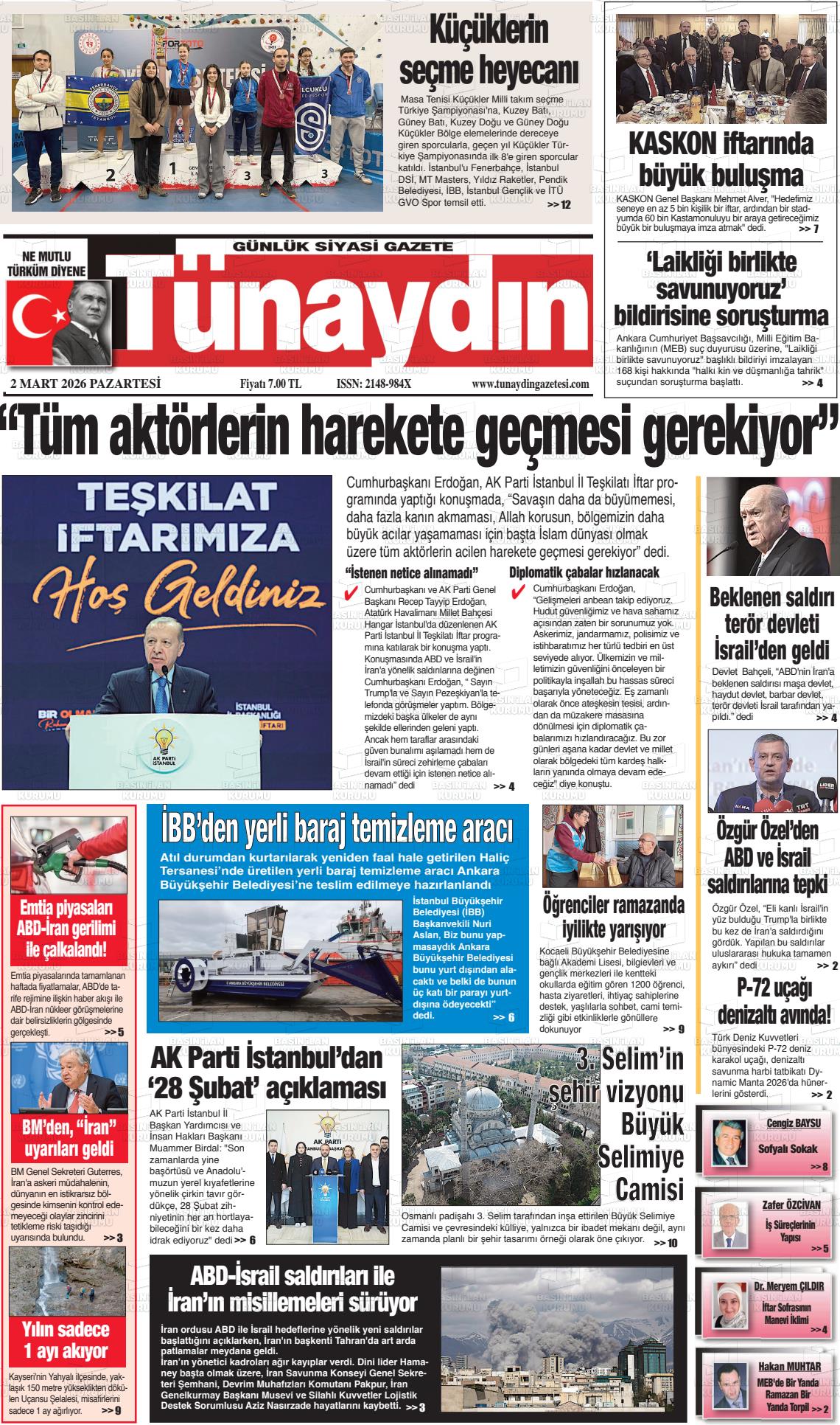 Istanbul Tunaydin 02.03.2026