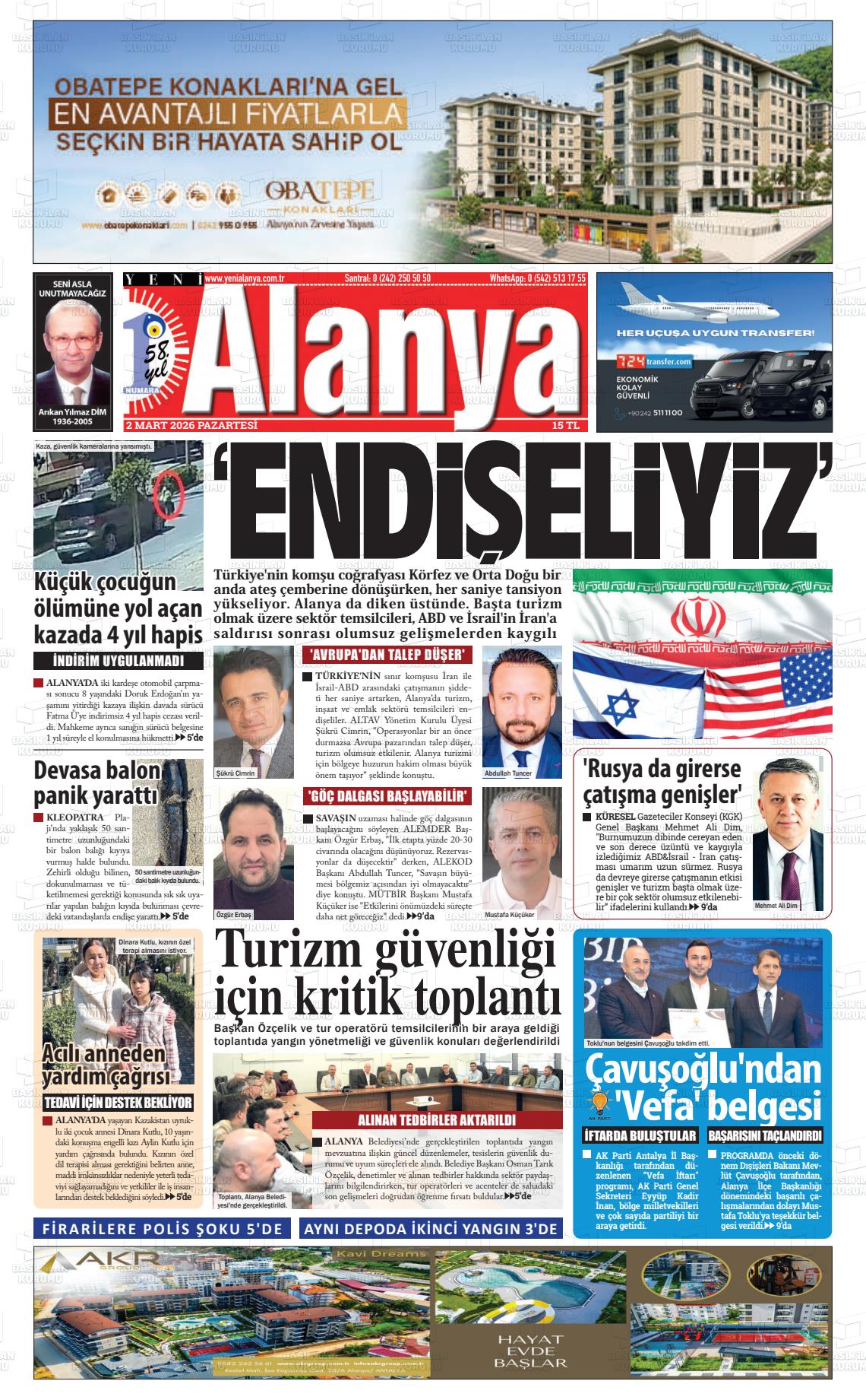 Antalya Yenialanya 02.03.2026