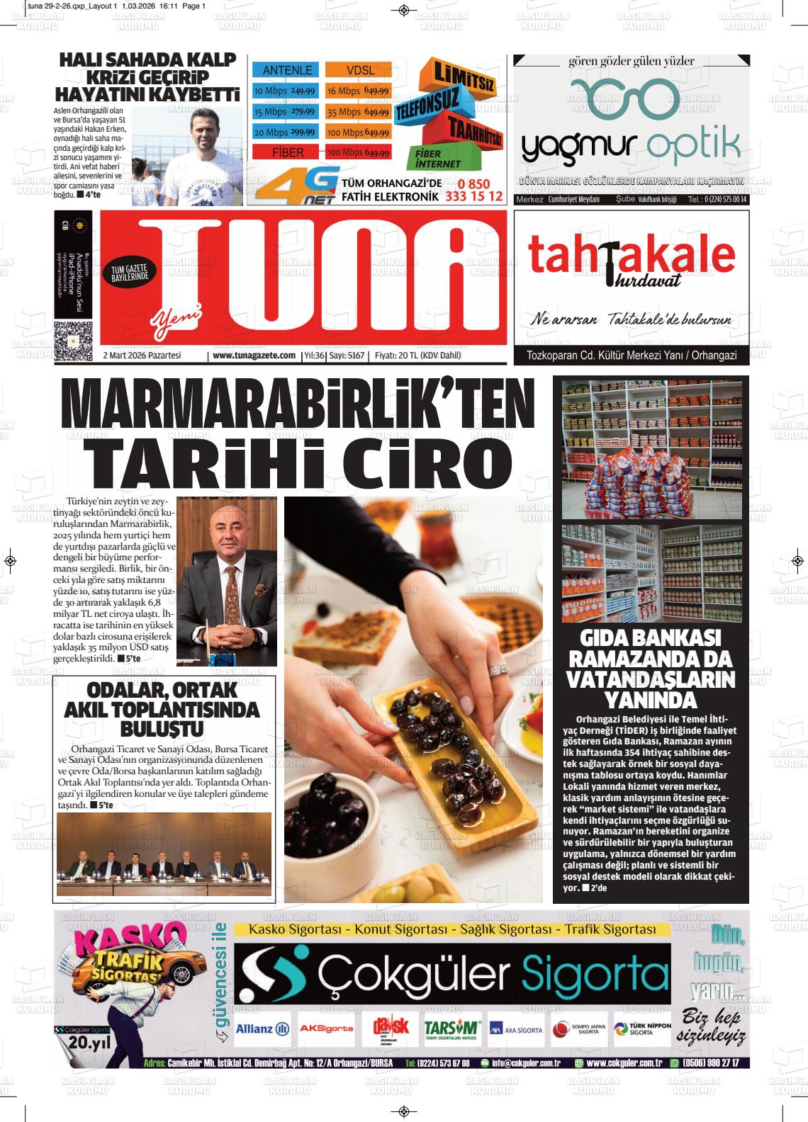 Izmir Yenigun 02.03.2026