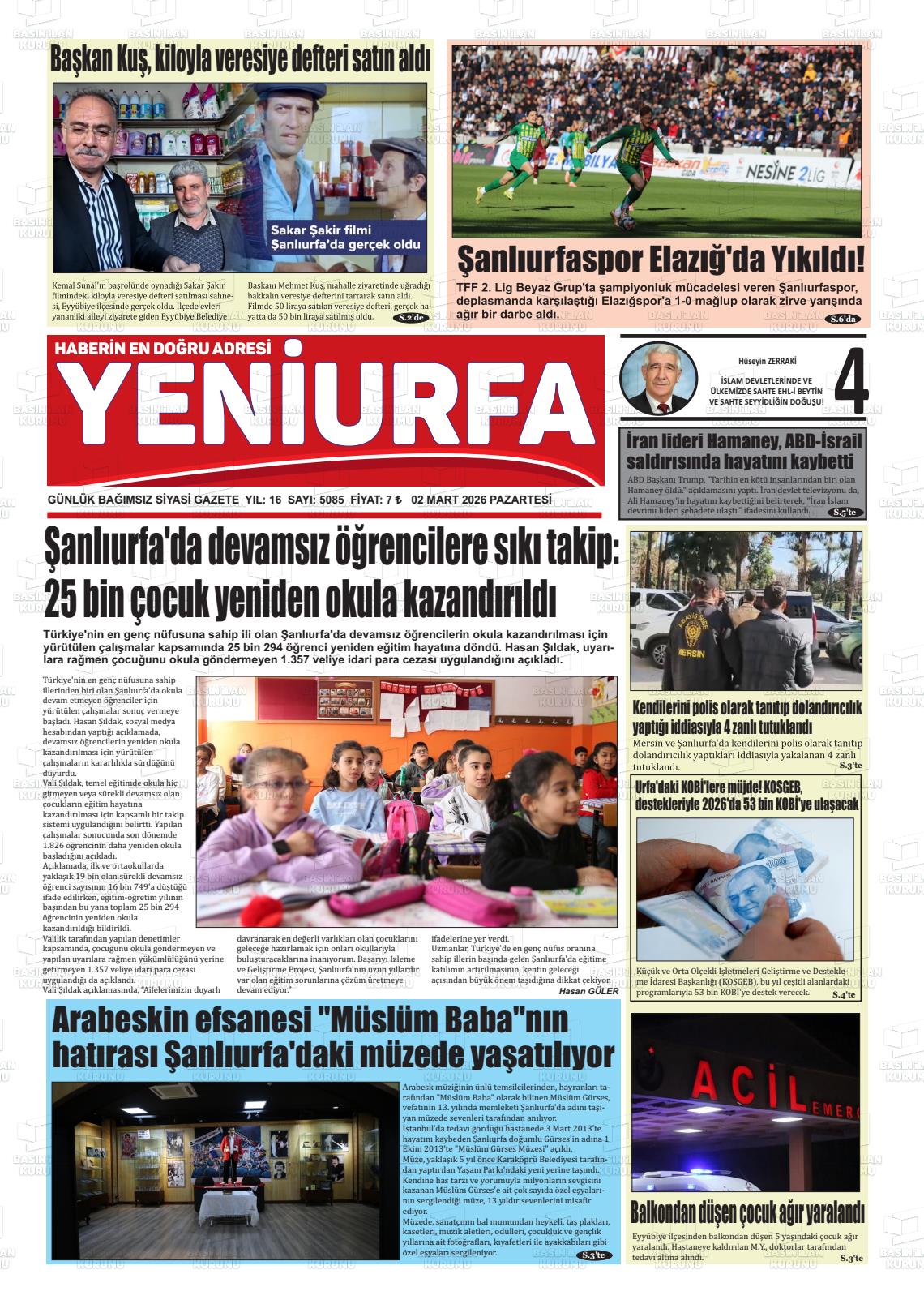 Sanliurfa Yeniurfa 02.03.2026