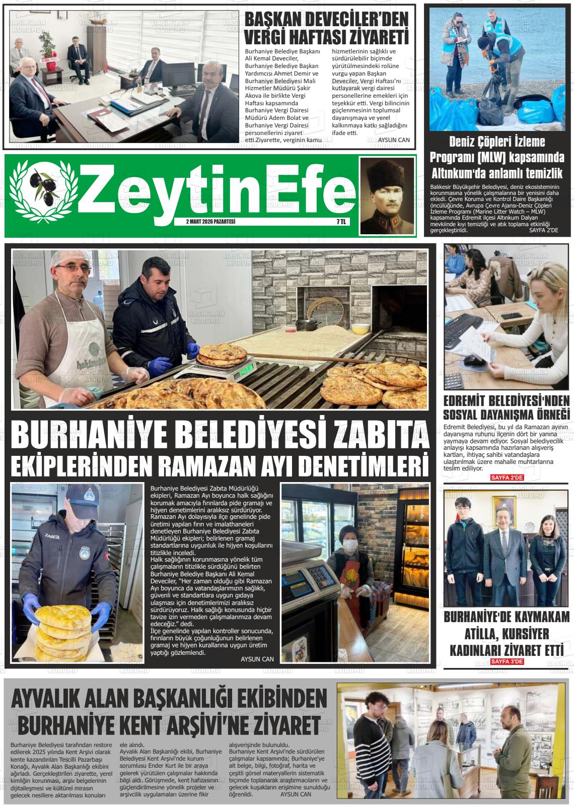 Balikesir Zeytinefe 02.03.2026