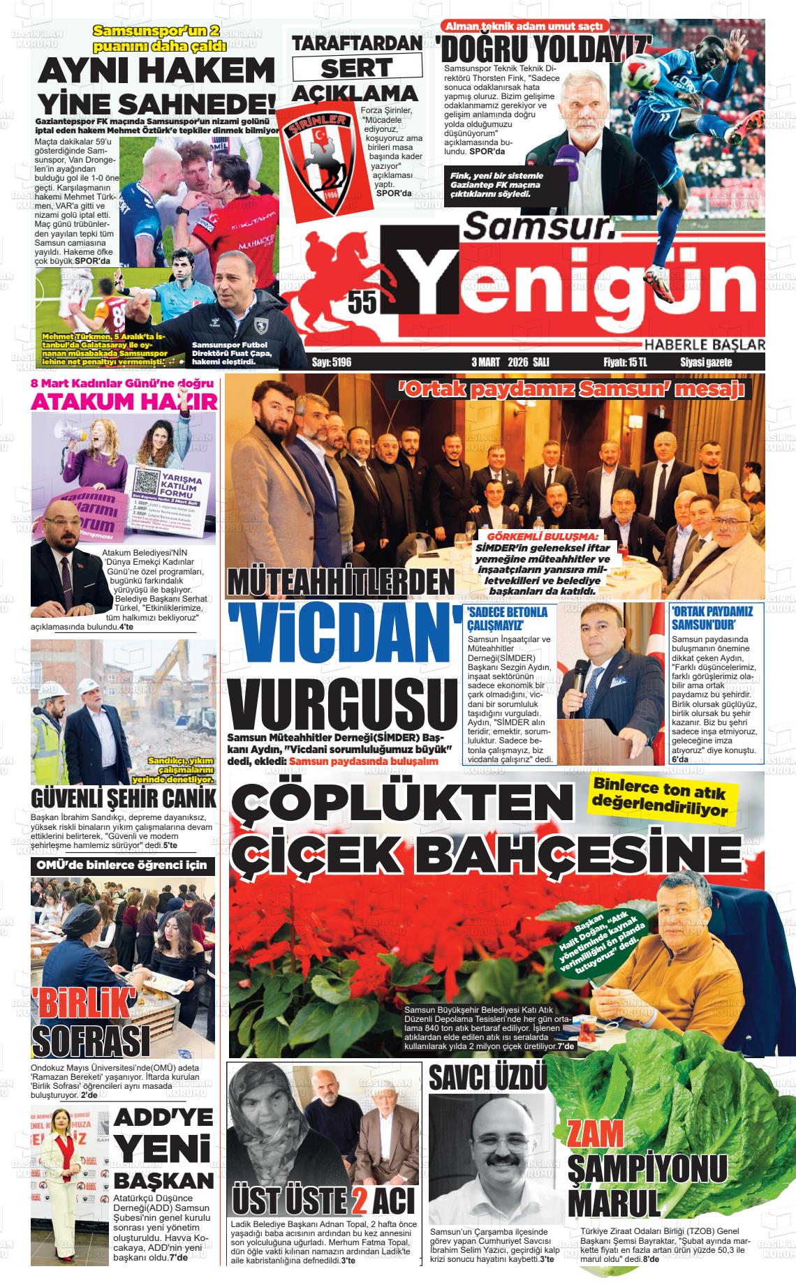 Samsun 55 Yenigun 03.03.2026