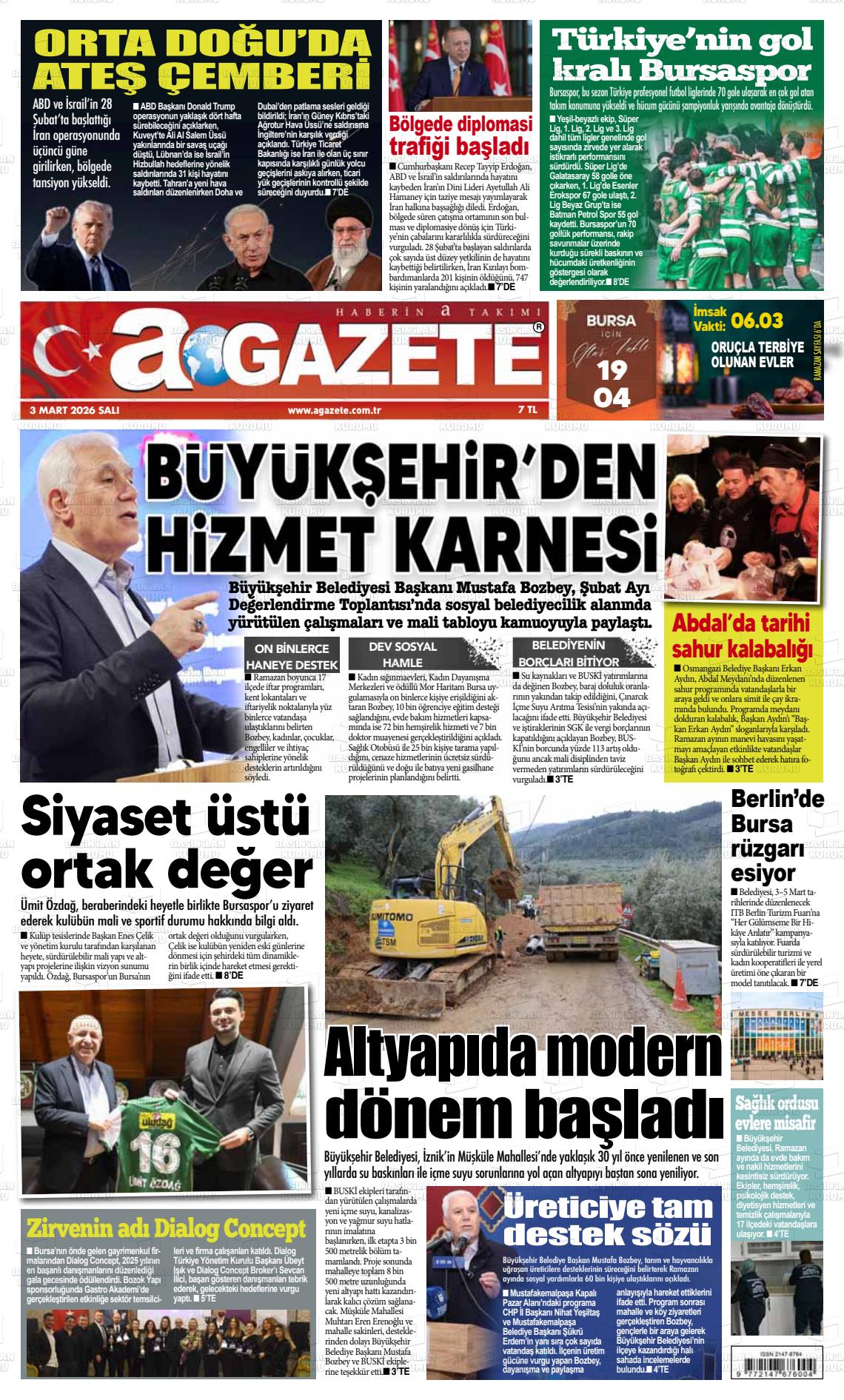 Bursa Agazete 03.03.2026