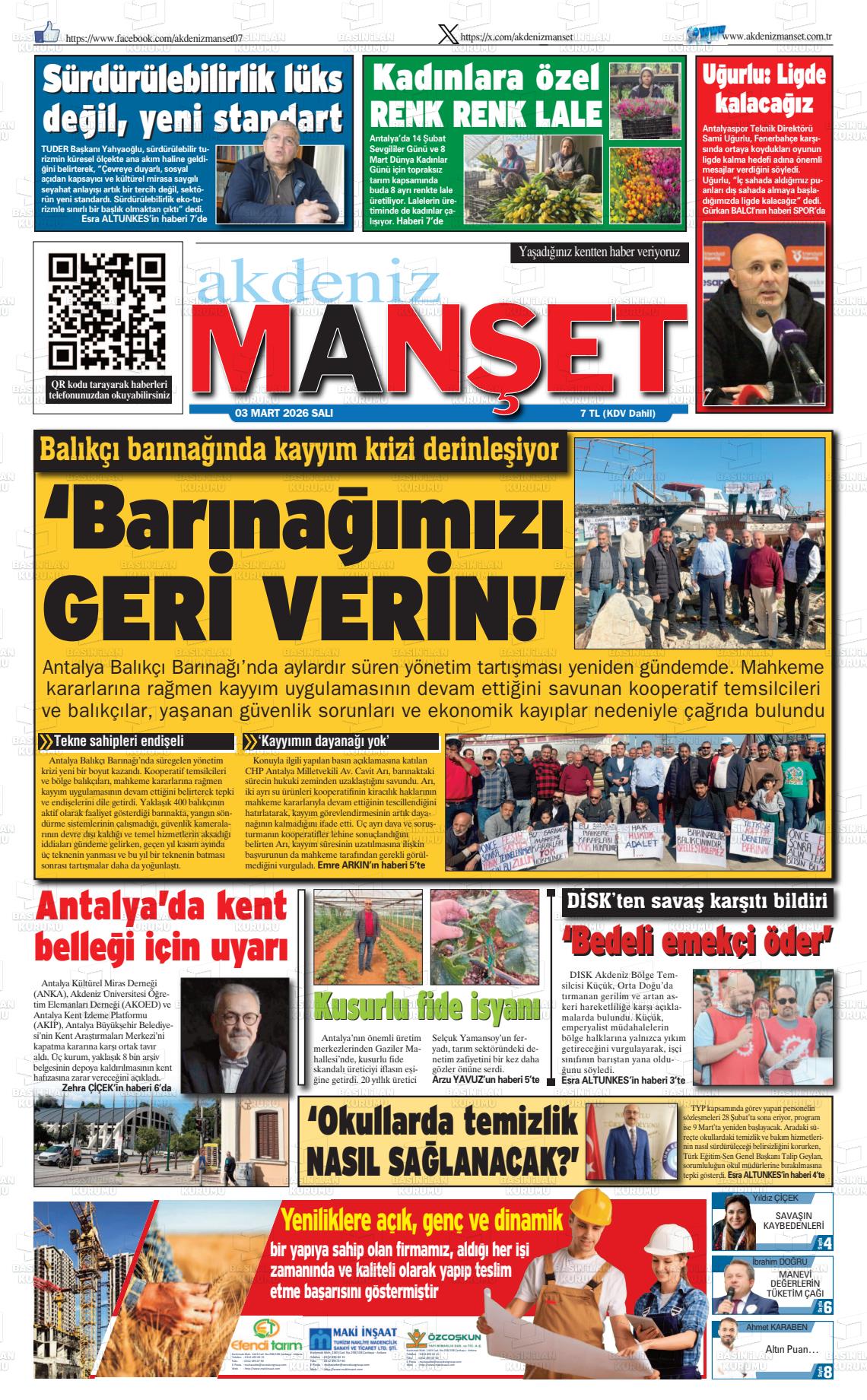 Antalya Akdenizmanset 03.03.2026