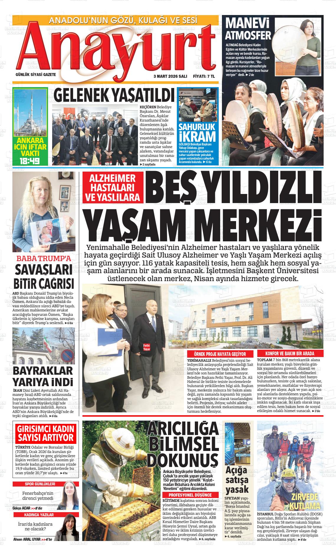 Ankara Anayurt 03.03.2026