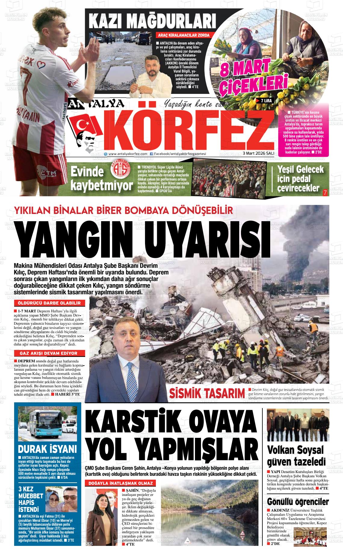 Antalya Korfez 03.03.2026