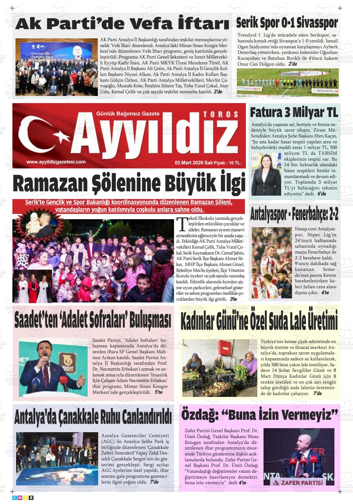 Antalya Ayyildiztoros 03.03.2026