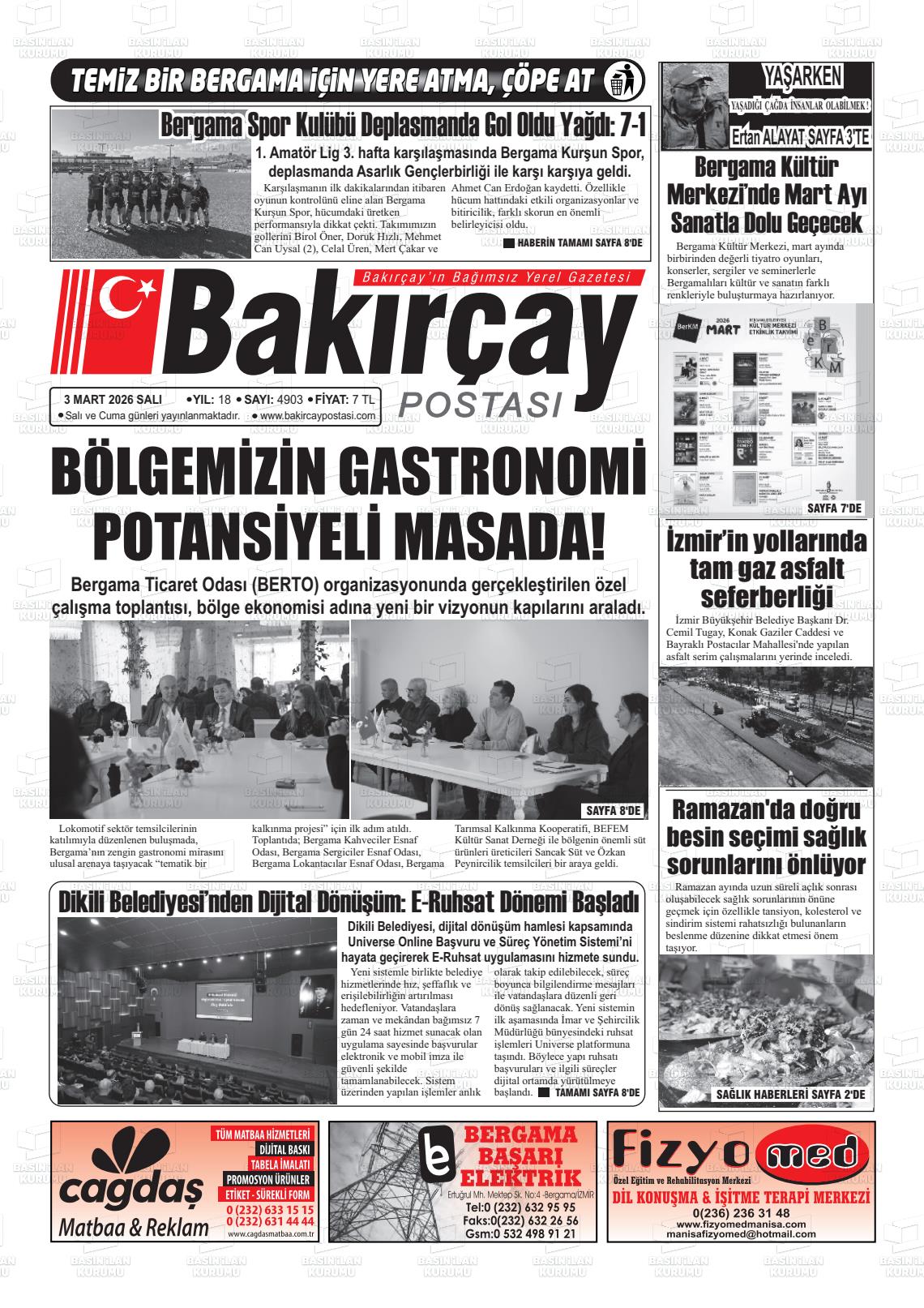 Izmir Bakircaypostasi 03.03.2026