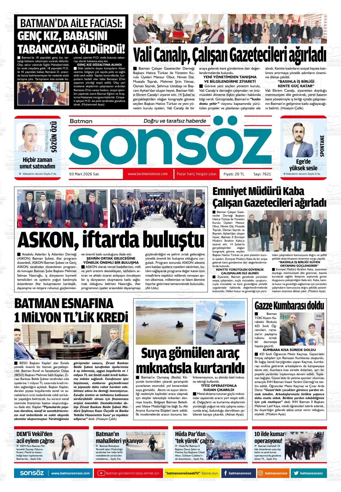 Batman Sonsoz 03.03.2026