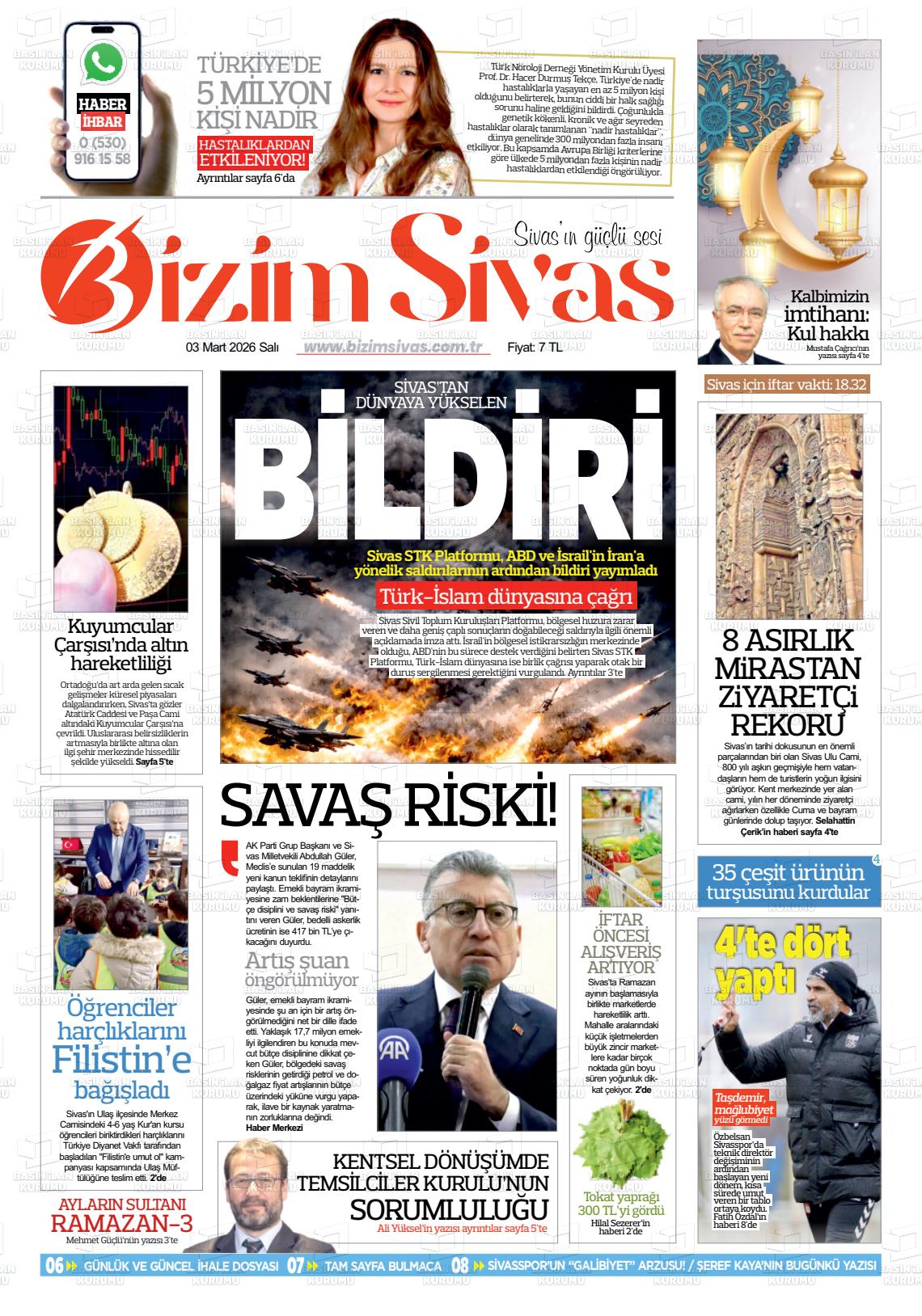 Sivas Bizim 03.03.2026