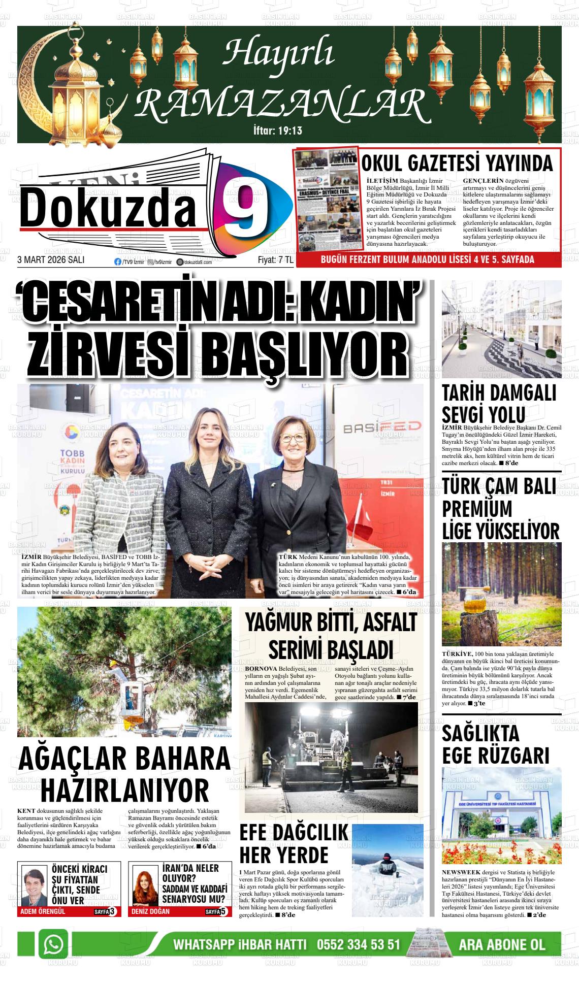 Izmir Buyuktorbali 03.03.2026