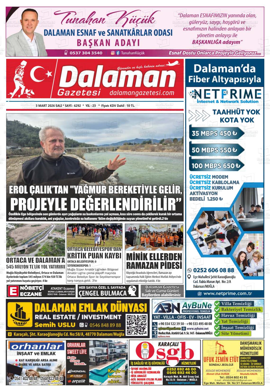 Mugla Dalaman 03.03.2026