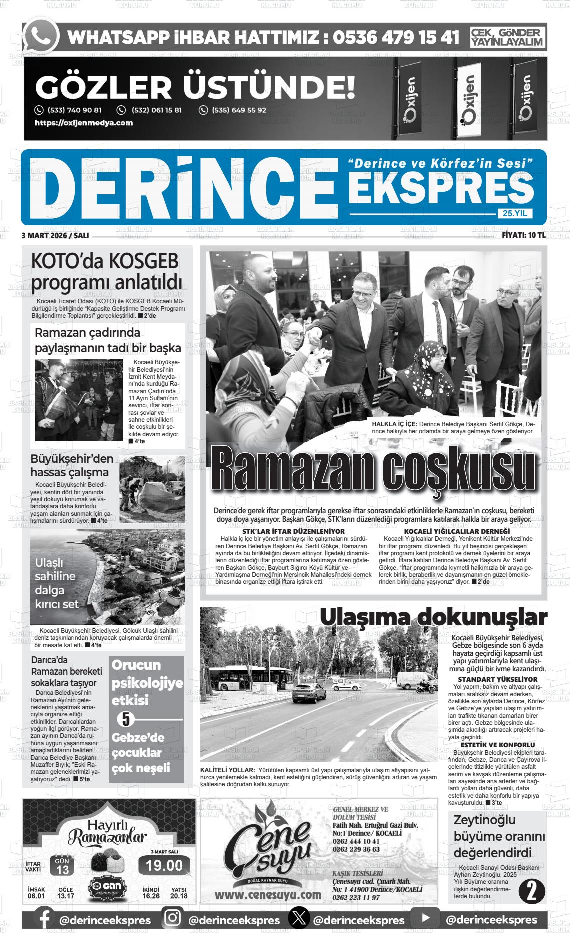 Kocaeli Derinceekspres 03.03.2026