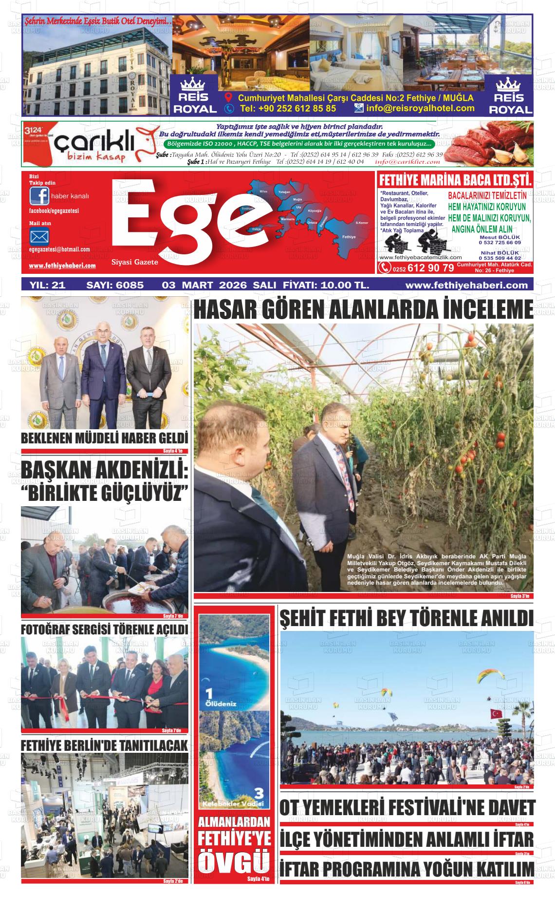 Mugla Egefethiye 03.03.2026