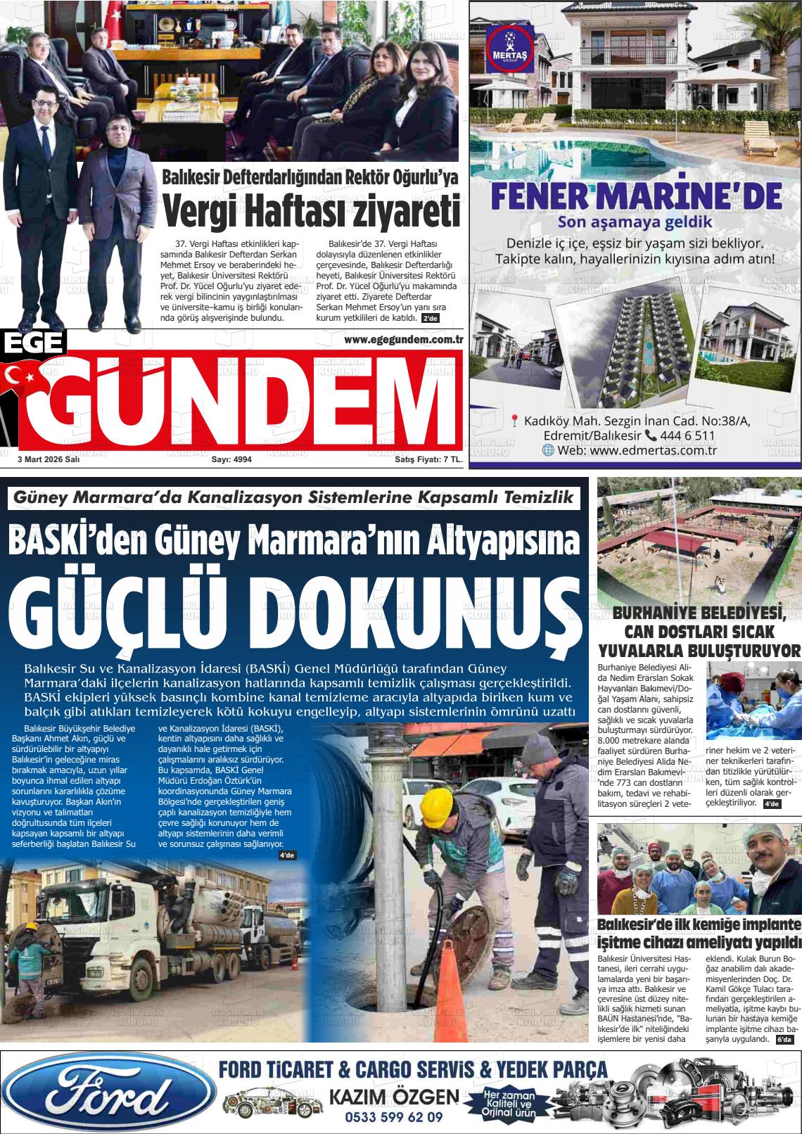 Balikesir Egegundem 03.03.2026