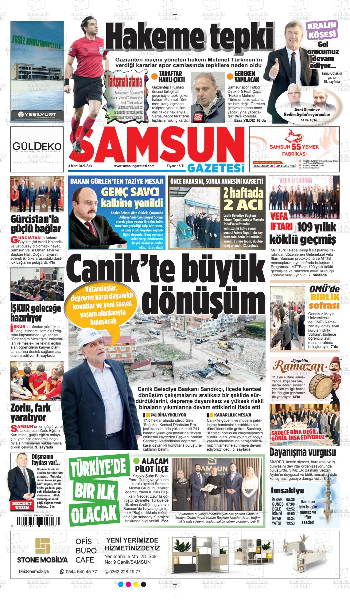 Samsun Ekip 03.03.2026