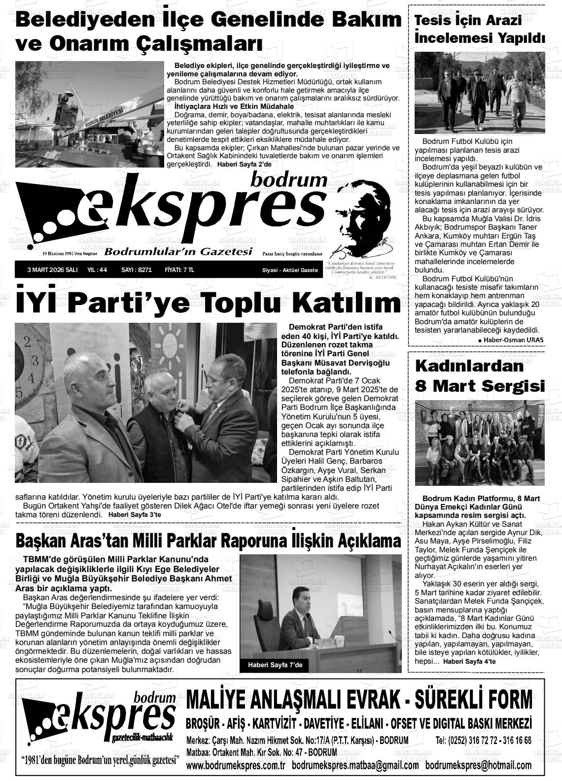 Mugla Ekspresbodrum 03.03.2026