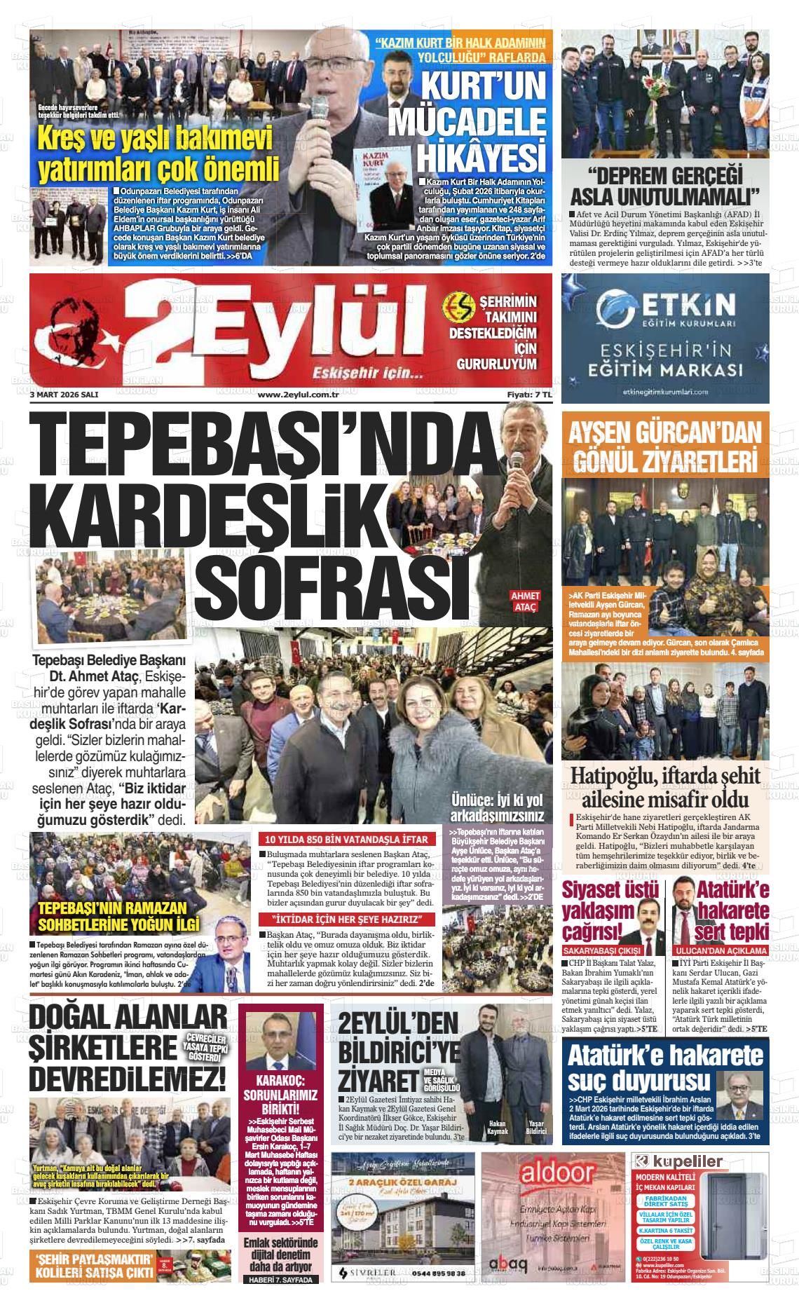 Eskisehir 2 Eylul 03.03.2026