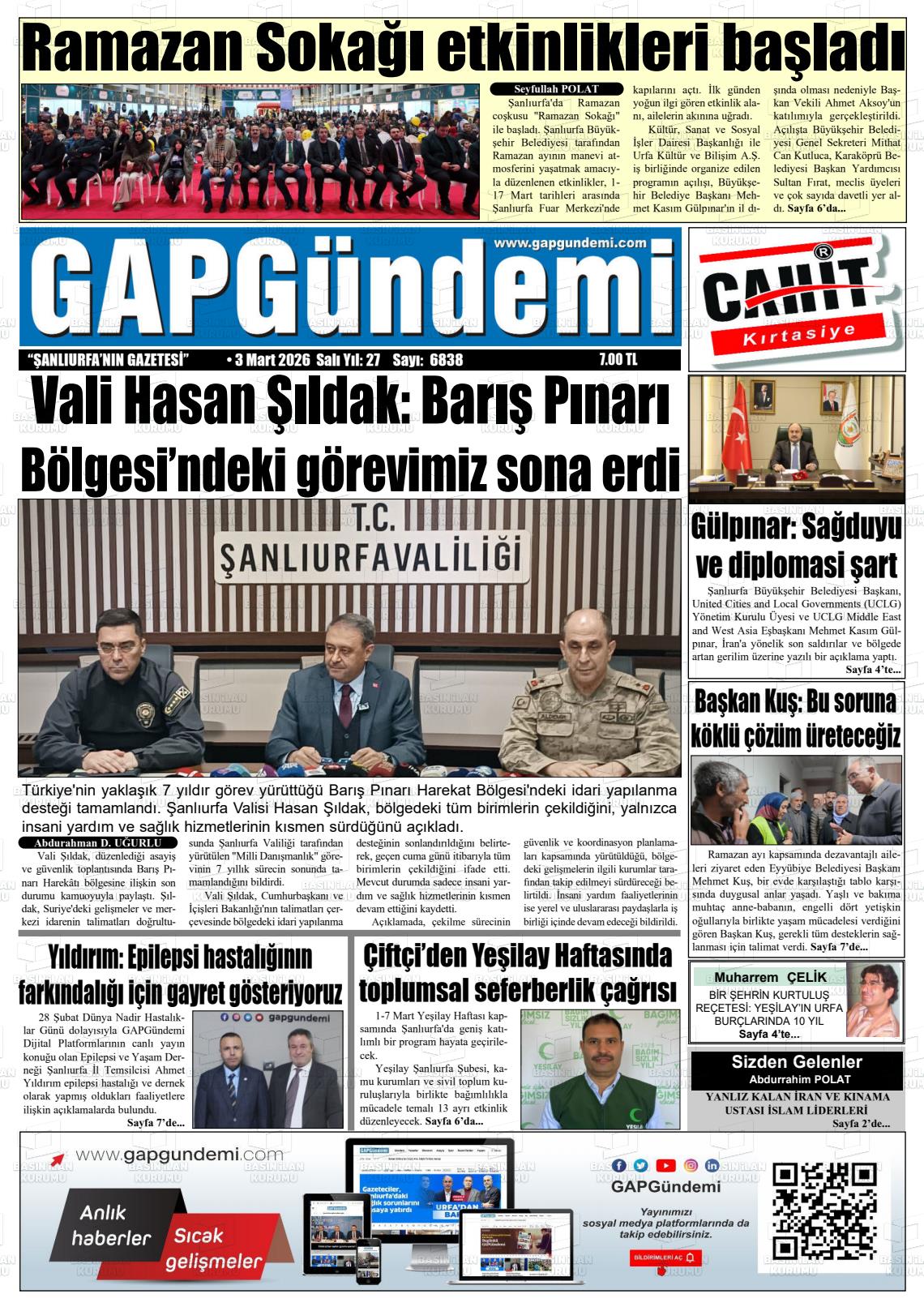 Sanliurfa Gapgundemi 03.03.2026