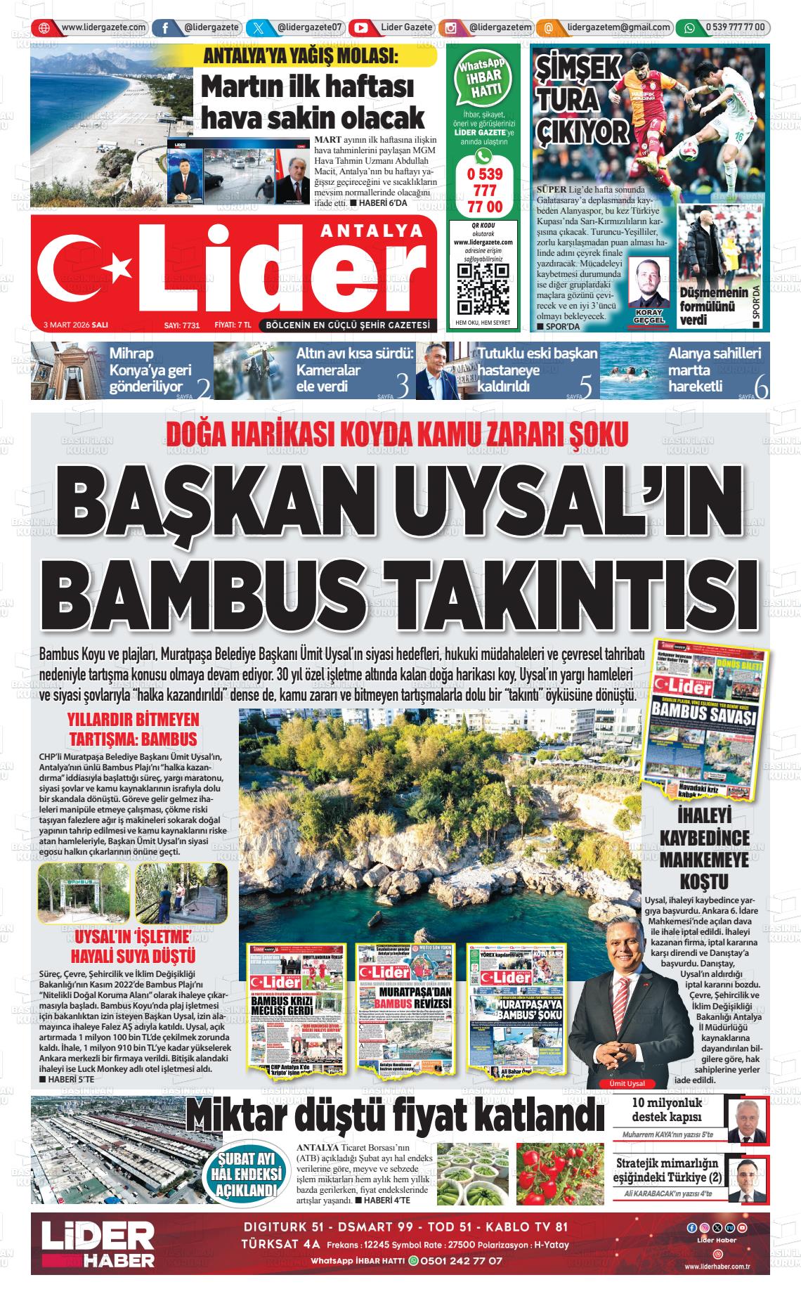 Antalya Gazetebir 03.03.2026