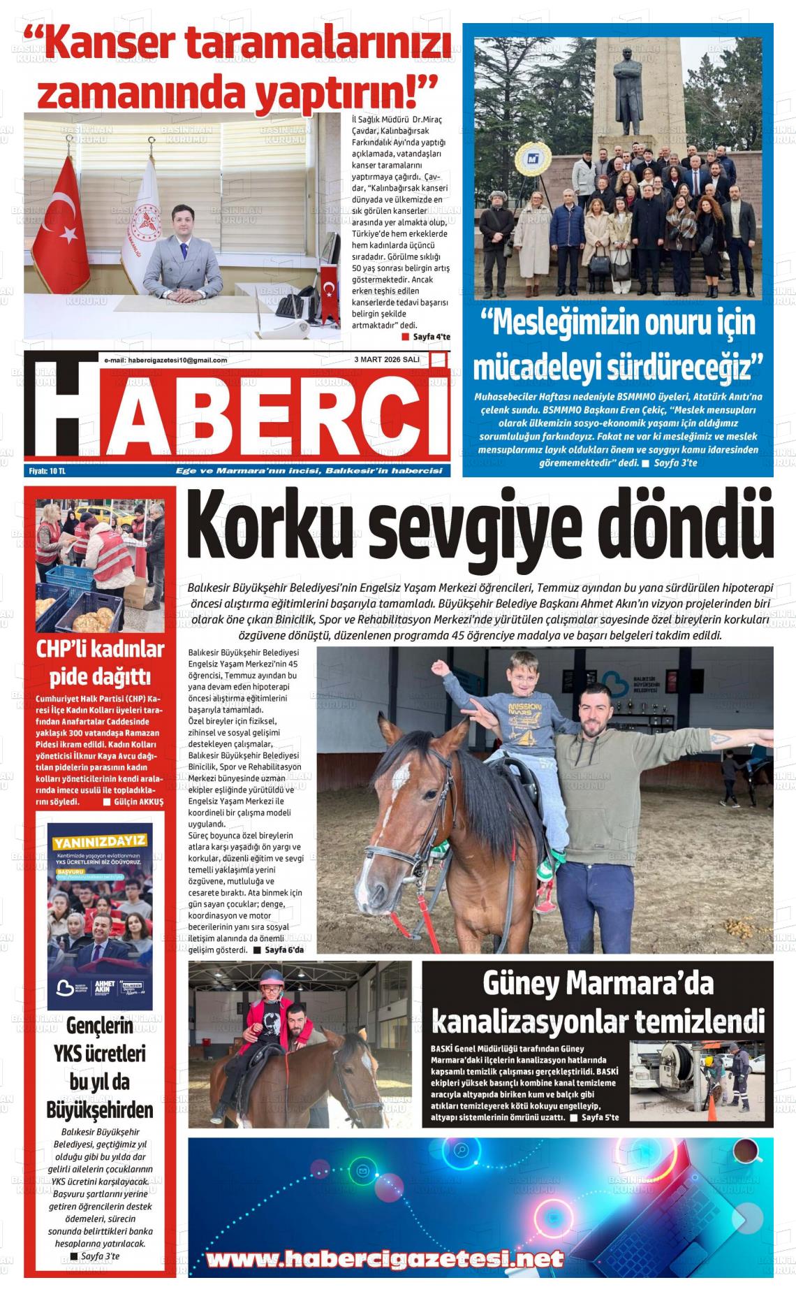 Mersin Haberci 03.03.2026